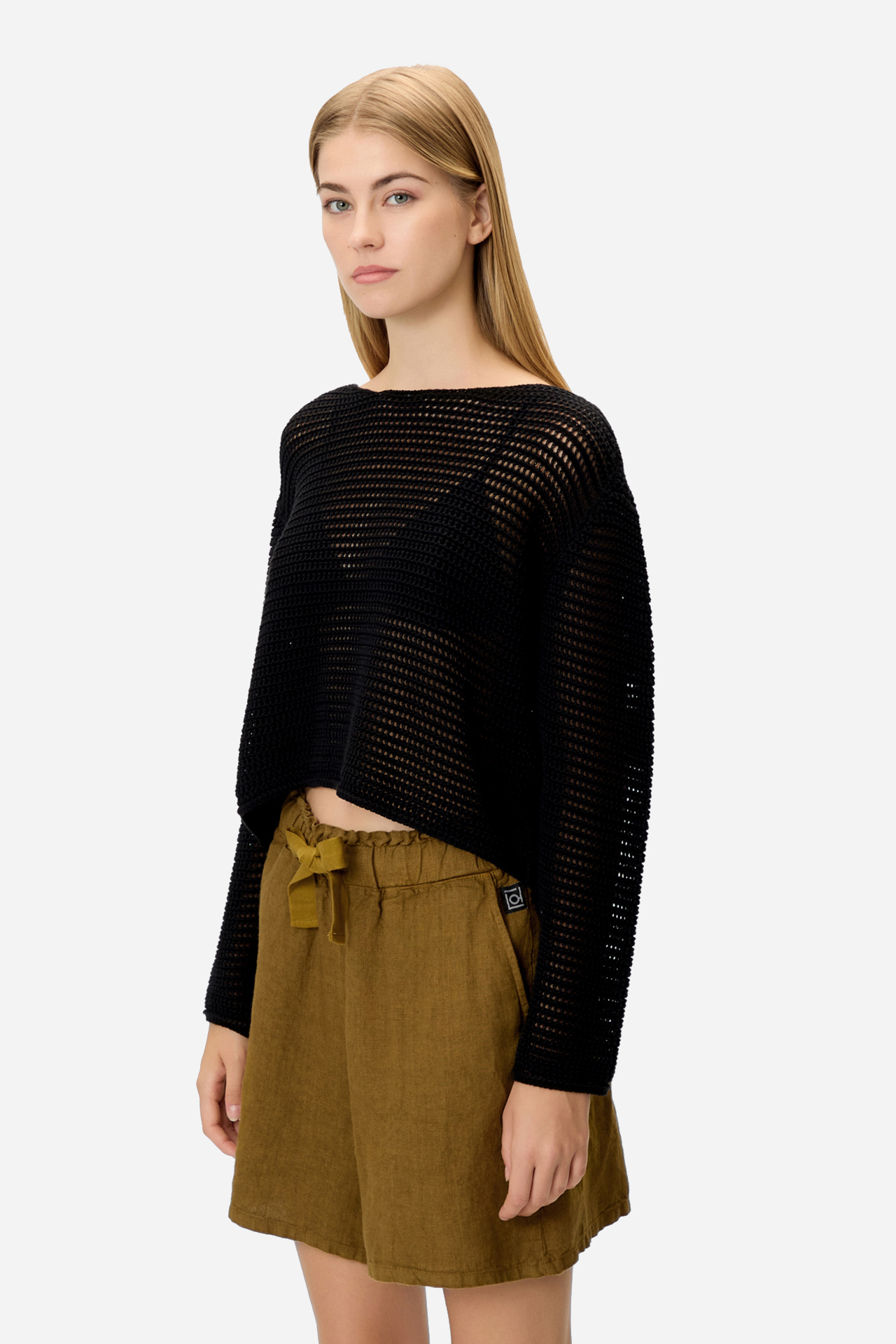 KNITTED CROPPED LONGSLEEVE