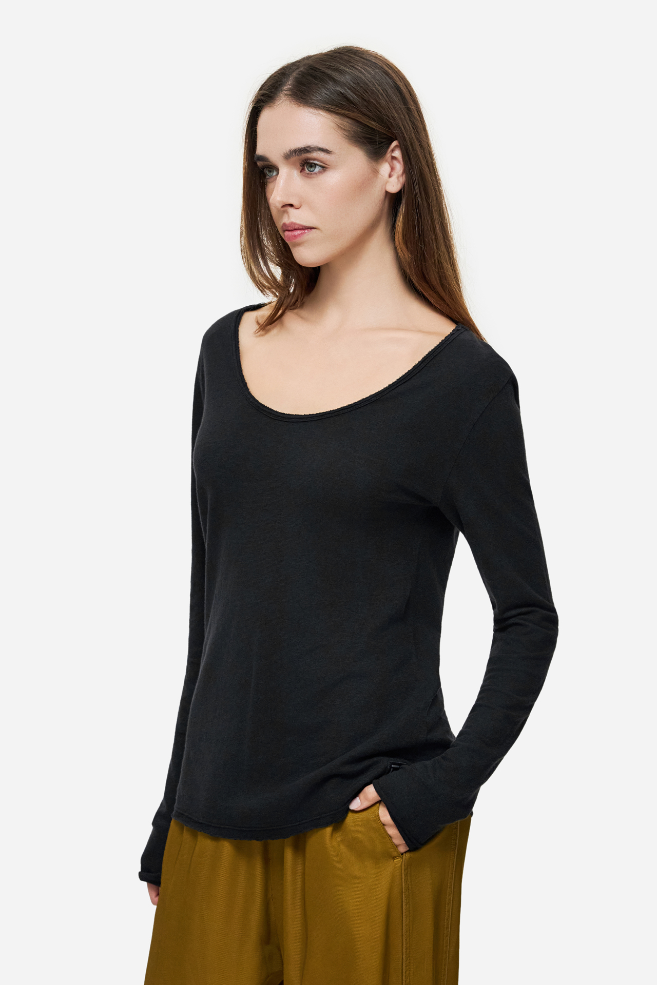 LINEN BLEND LONGSLEEVE
