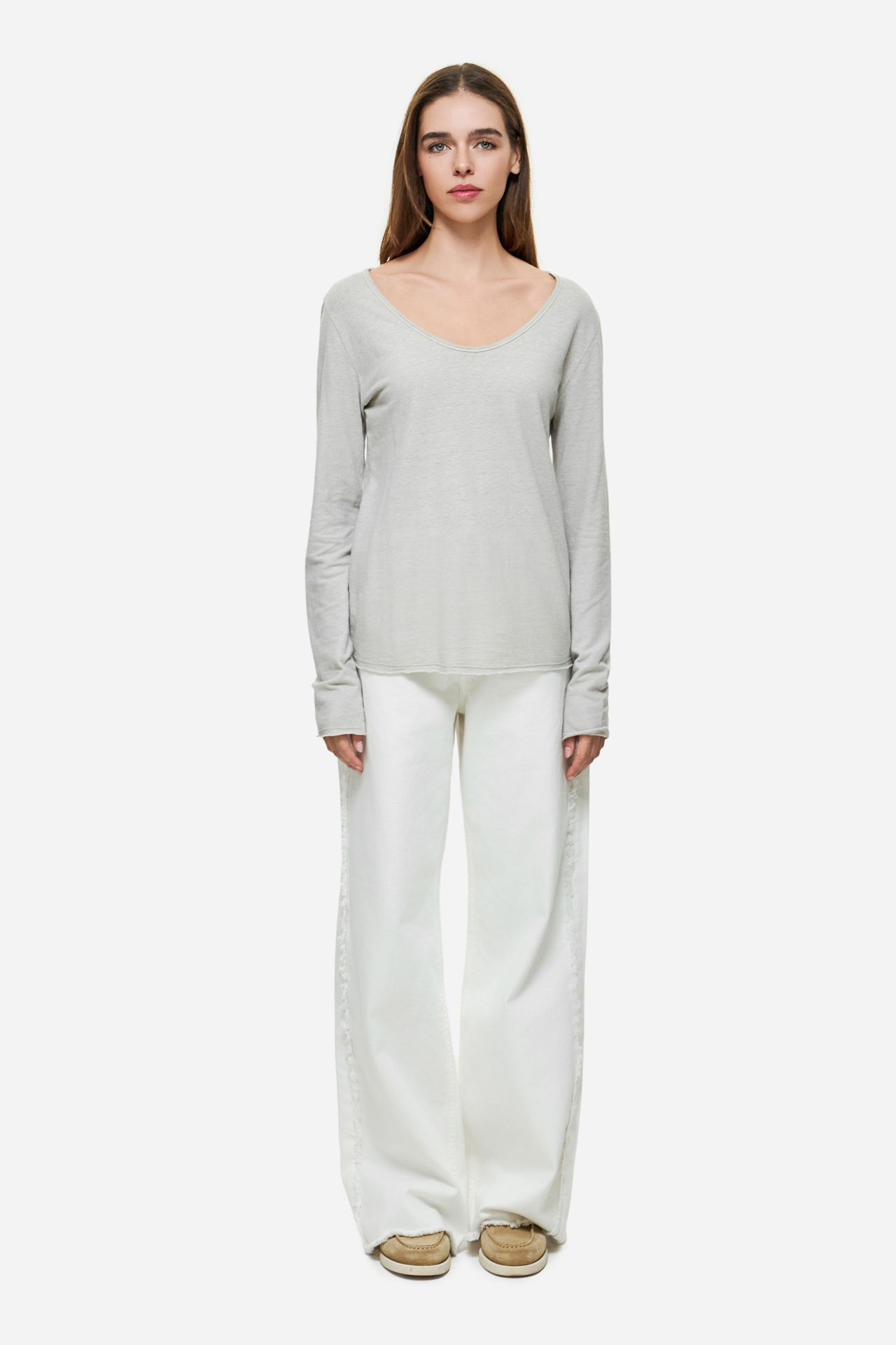 LINEN BLEND LONGSLEEVE