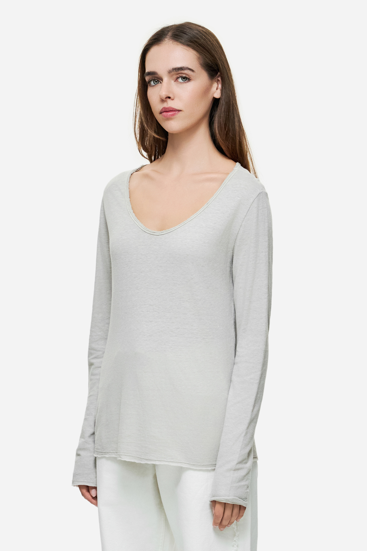 LINEN BLEND LONGSLEEVE