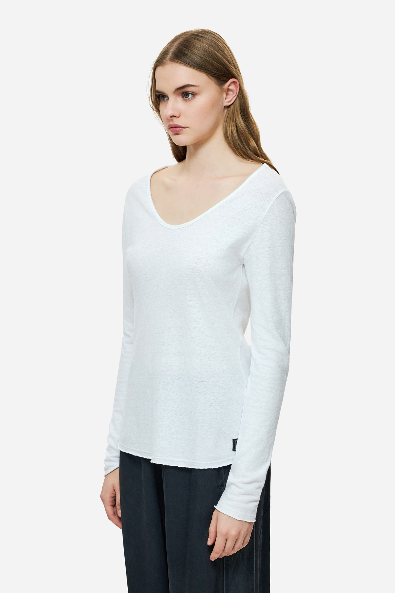LINEN BLEND LONGSLEEVE
