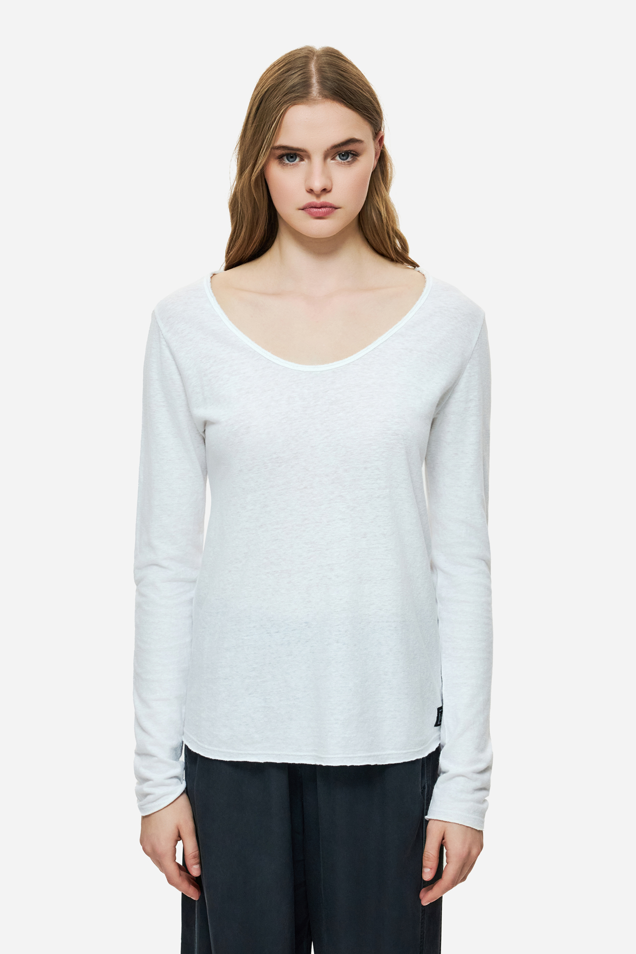 LINEN BLEND LONGSLEEVE