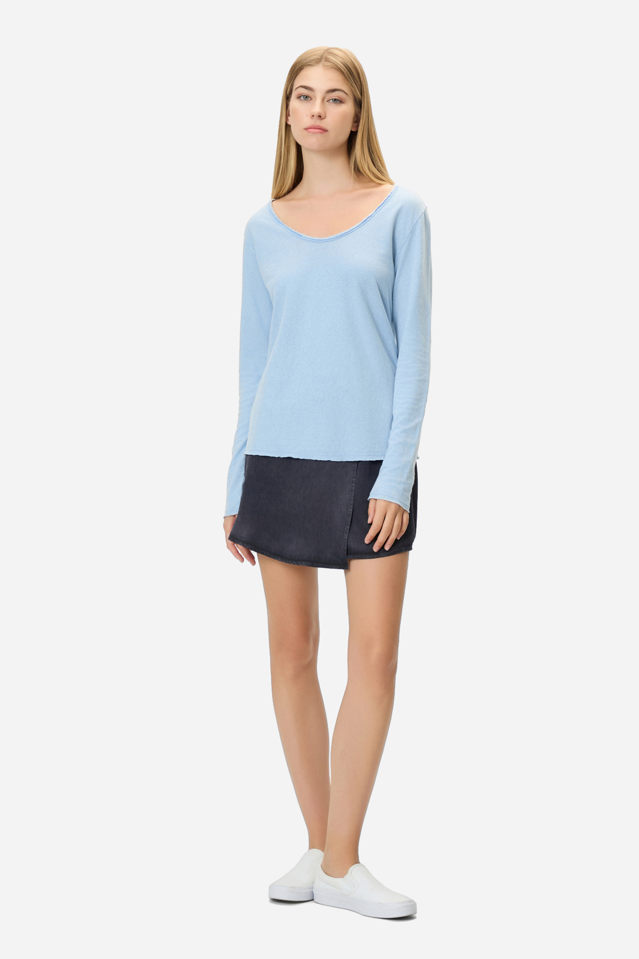 LINEN BLEND LONGSLEEVE