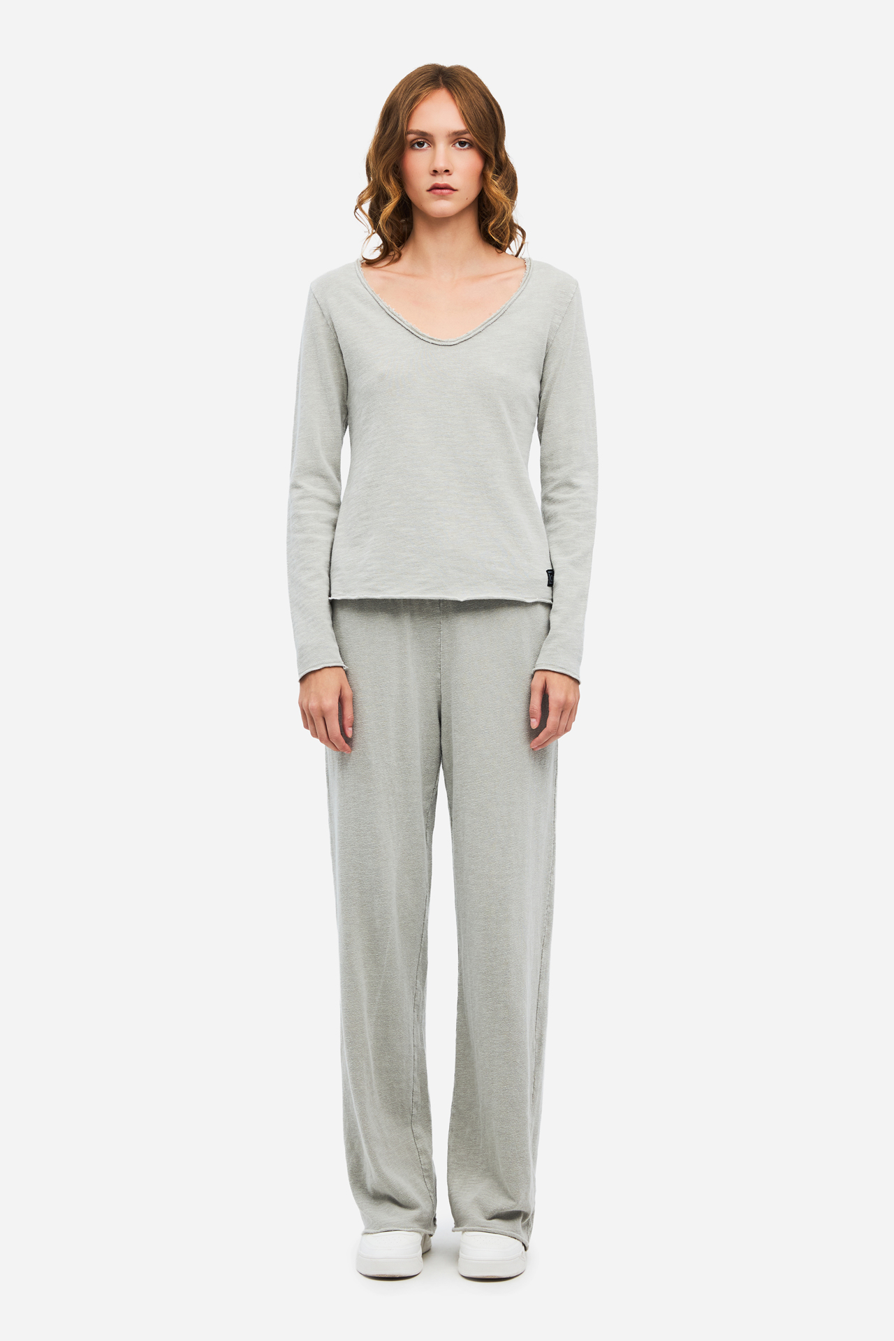 SLUB LONGSLEEVE WITH RAW EDGES
