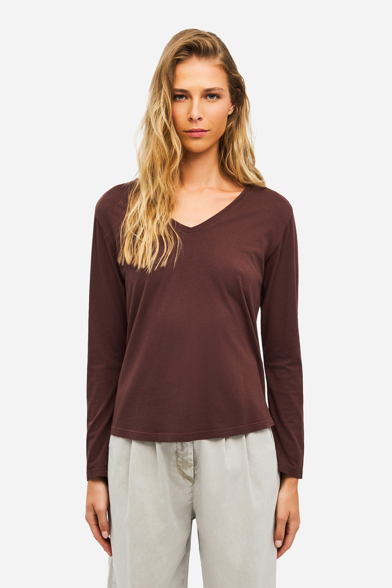 V-NECK LONGSLEEVE