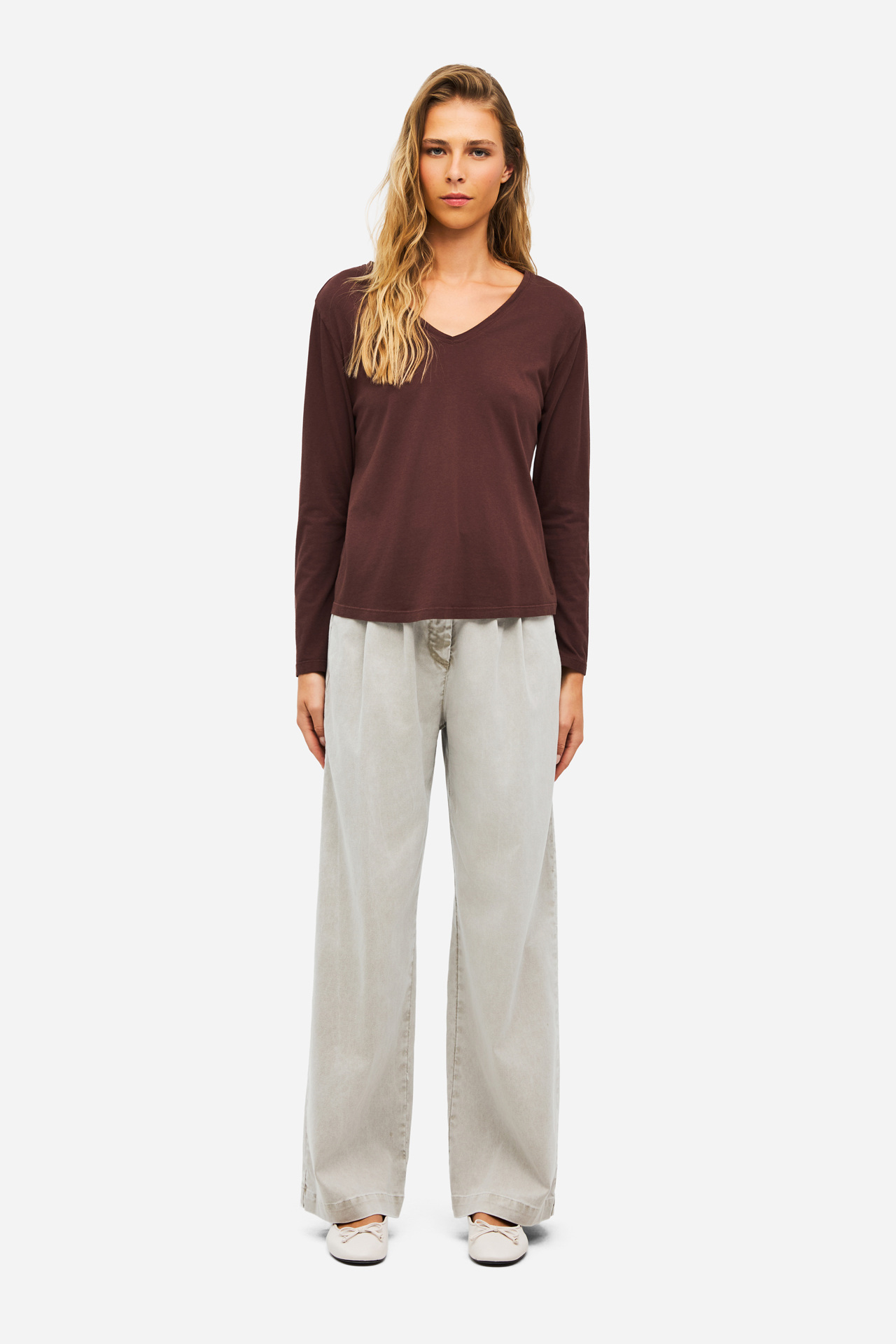V-NECK LONGSLEEVE