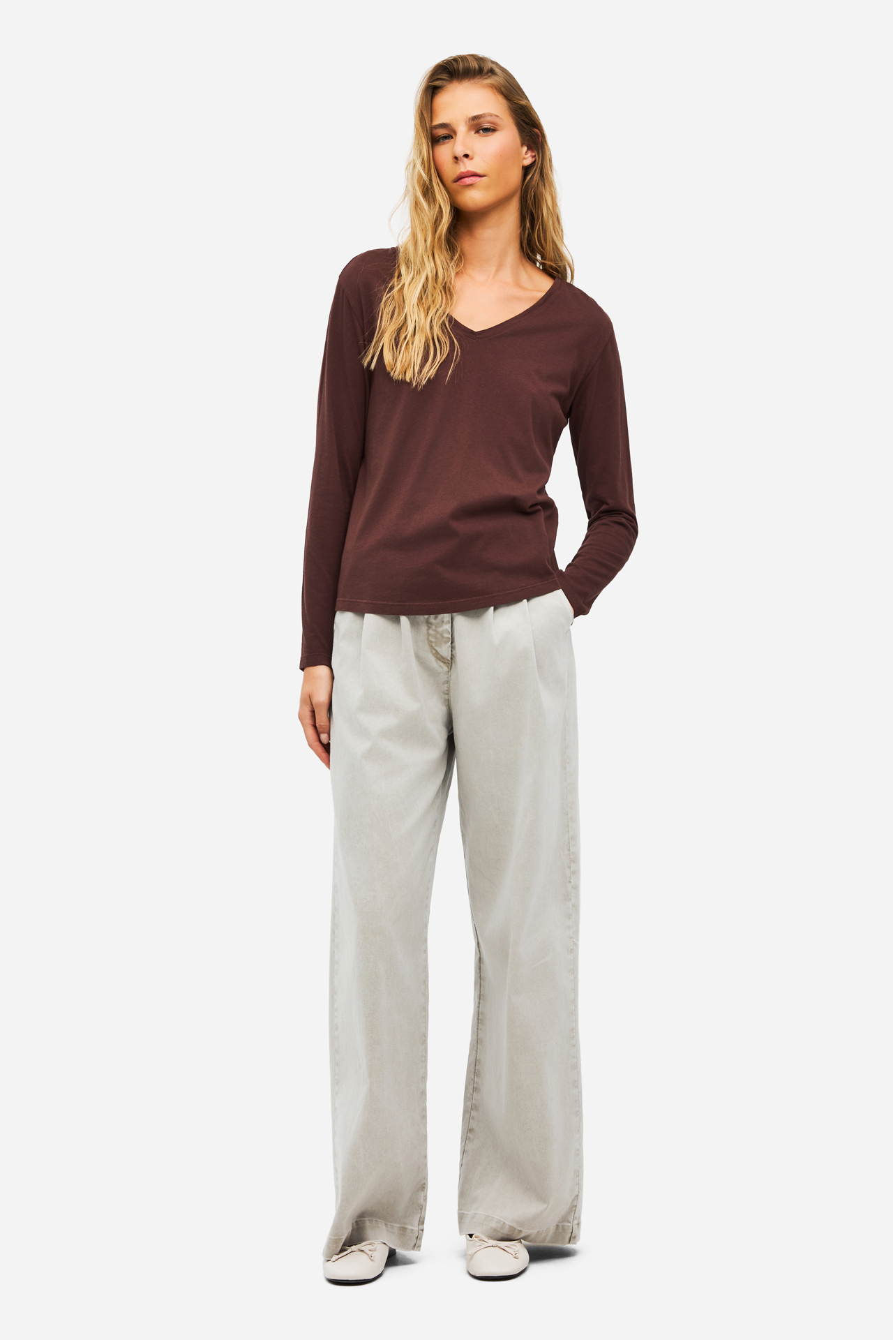 V-NECK LONGSLEEVE