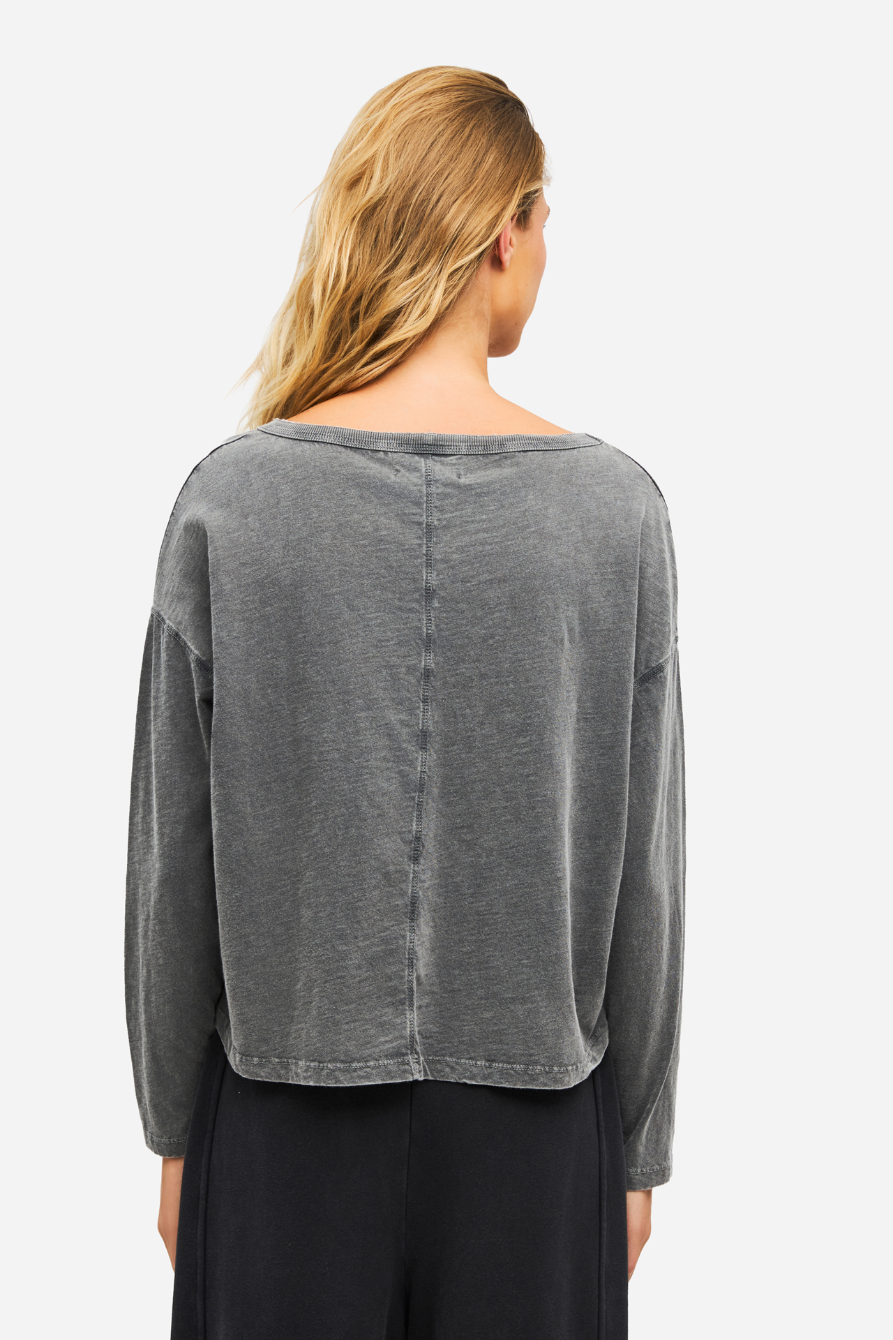 V NECK RELAXED LONGSLEEVE