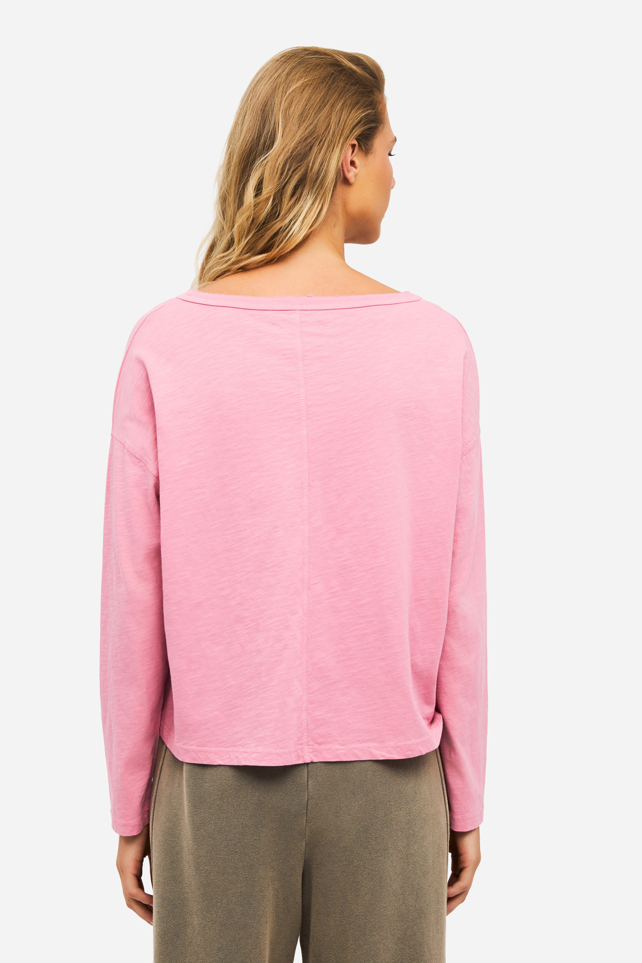 V NECK RELAXED LONGSLEEVE