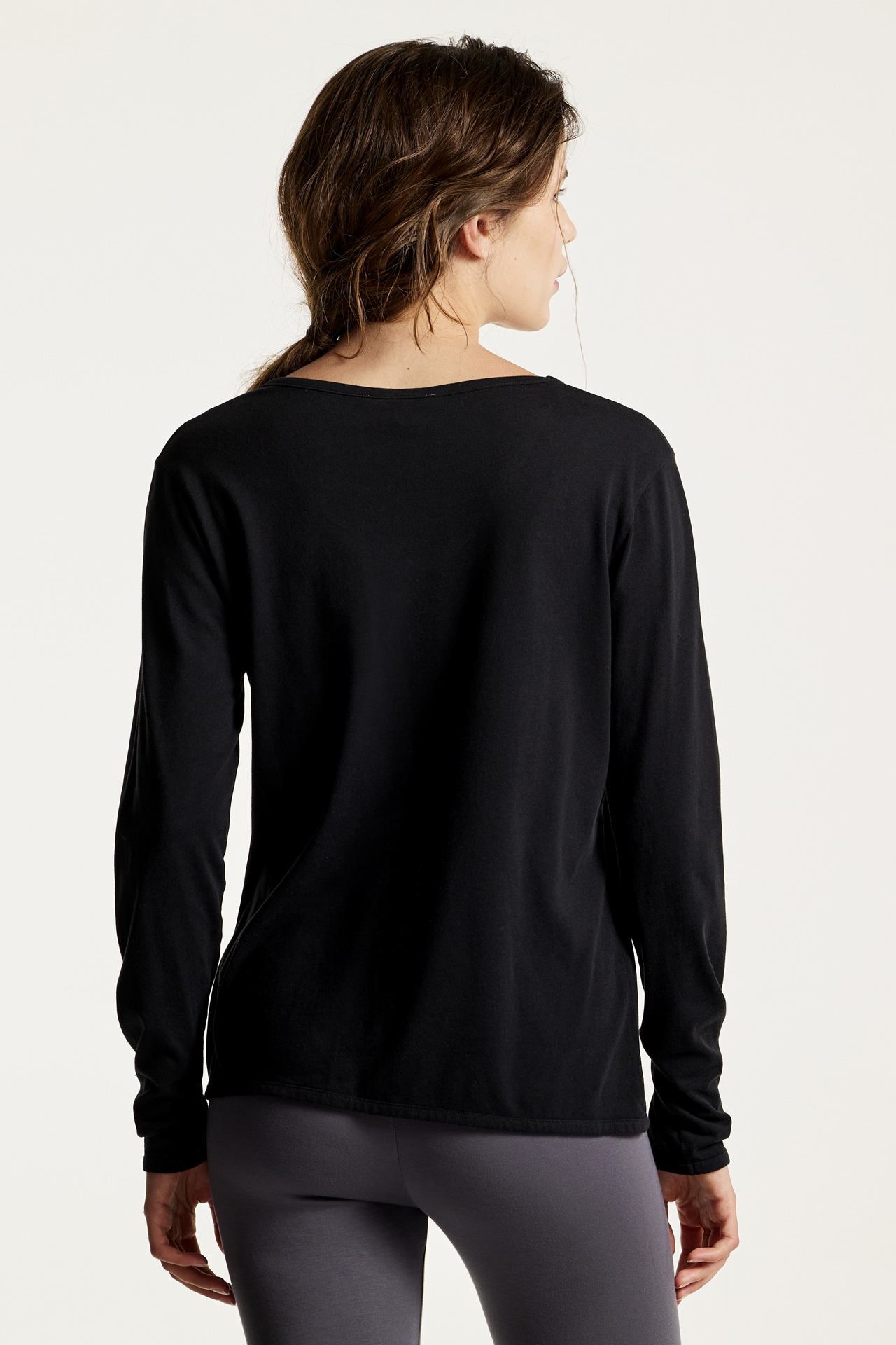 Regular Fit V-Neck Longsleeve