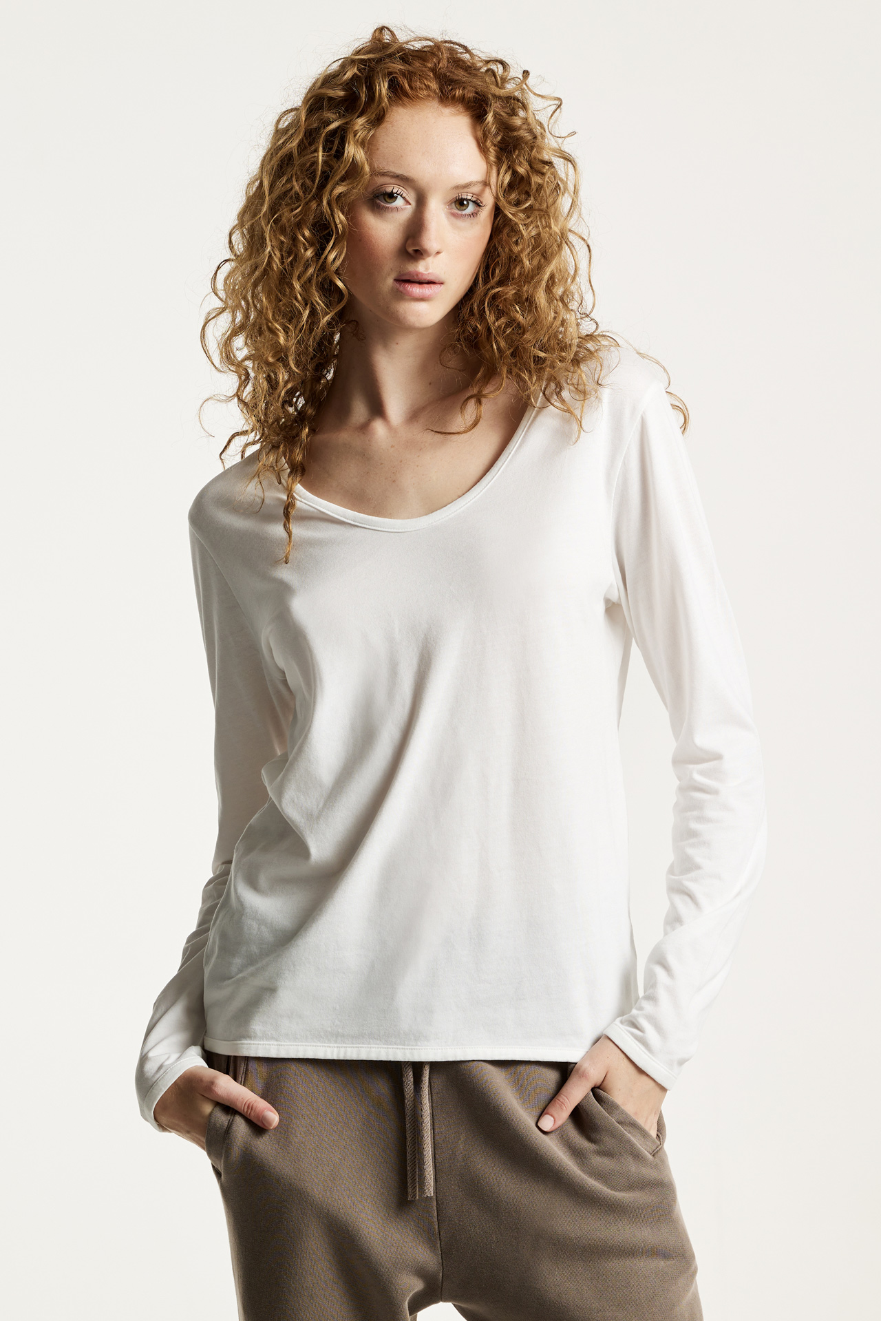 Regular Fit V-Neck Longsleeve