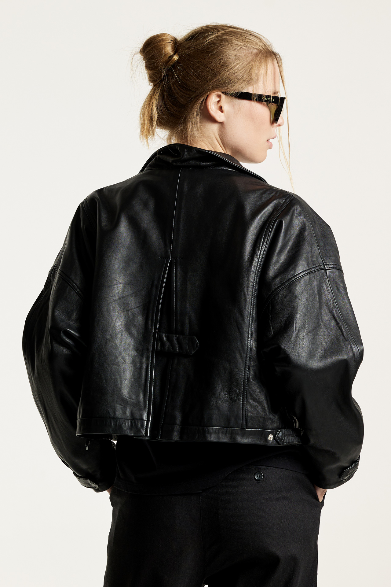 Crop Leather Jacket