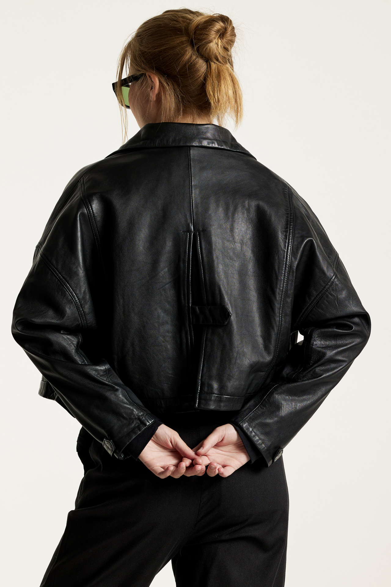 Crop Leather Jacket