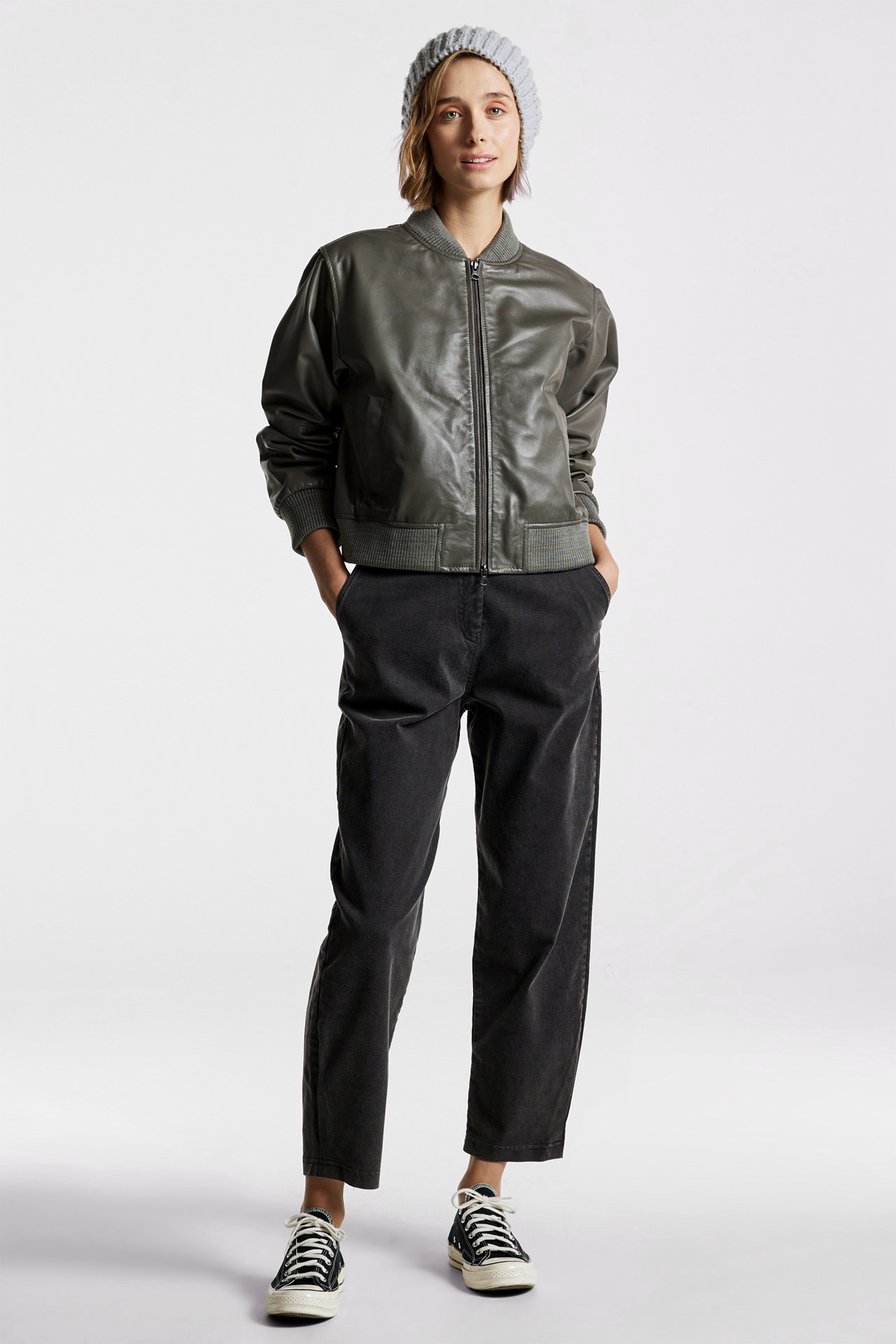 Bomber Leather Jacket