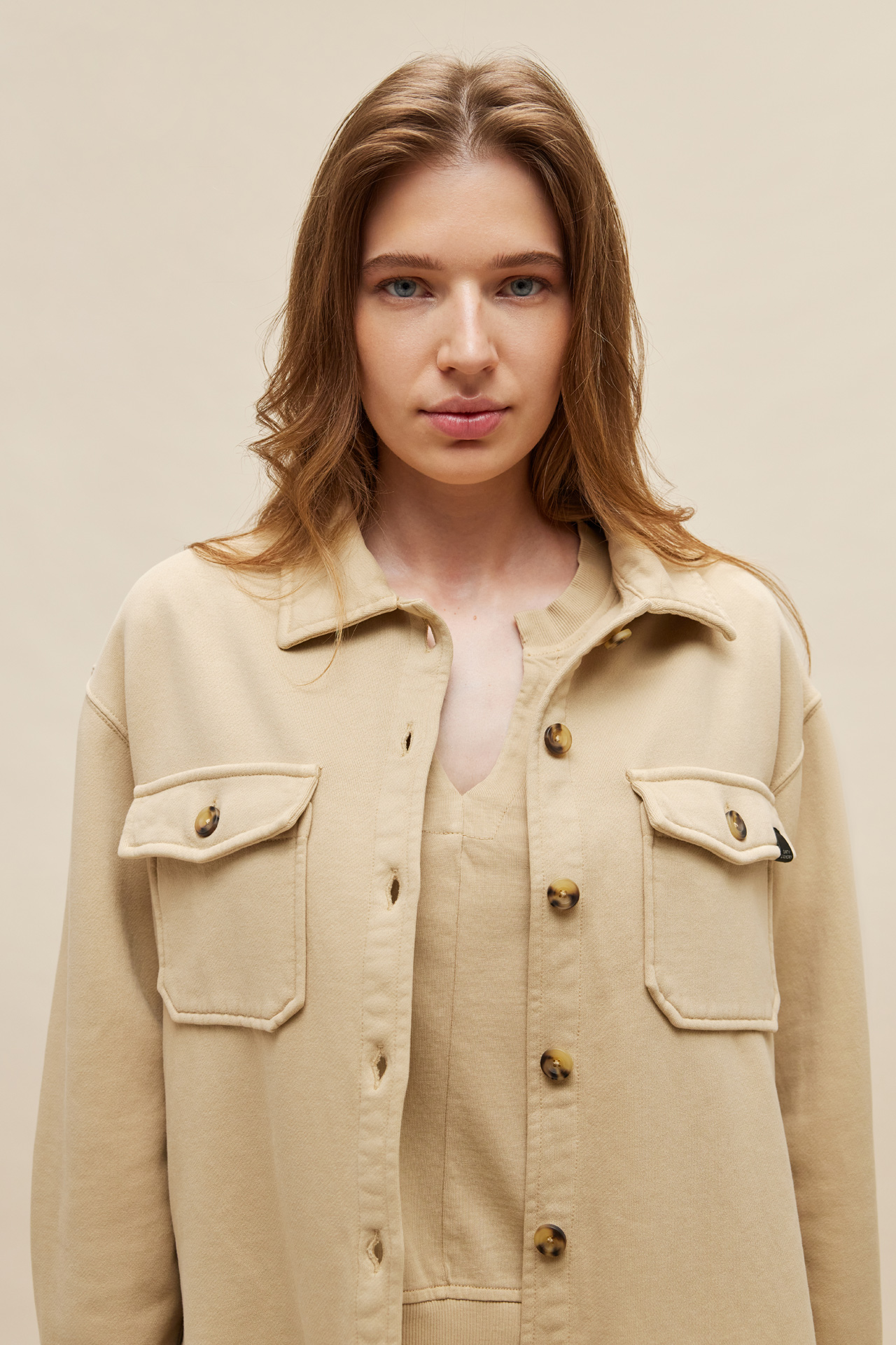 Contrast Detailed Overshirt