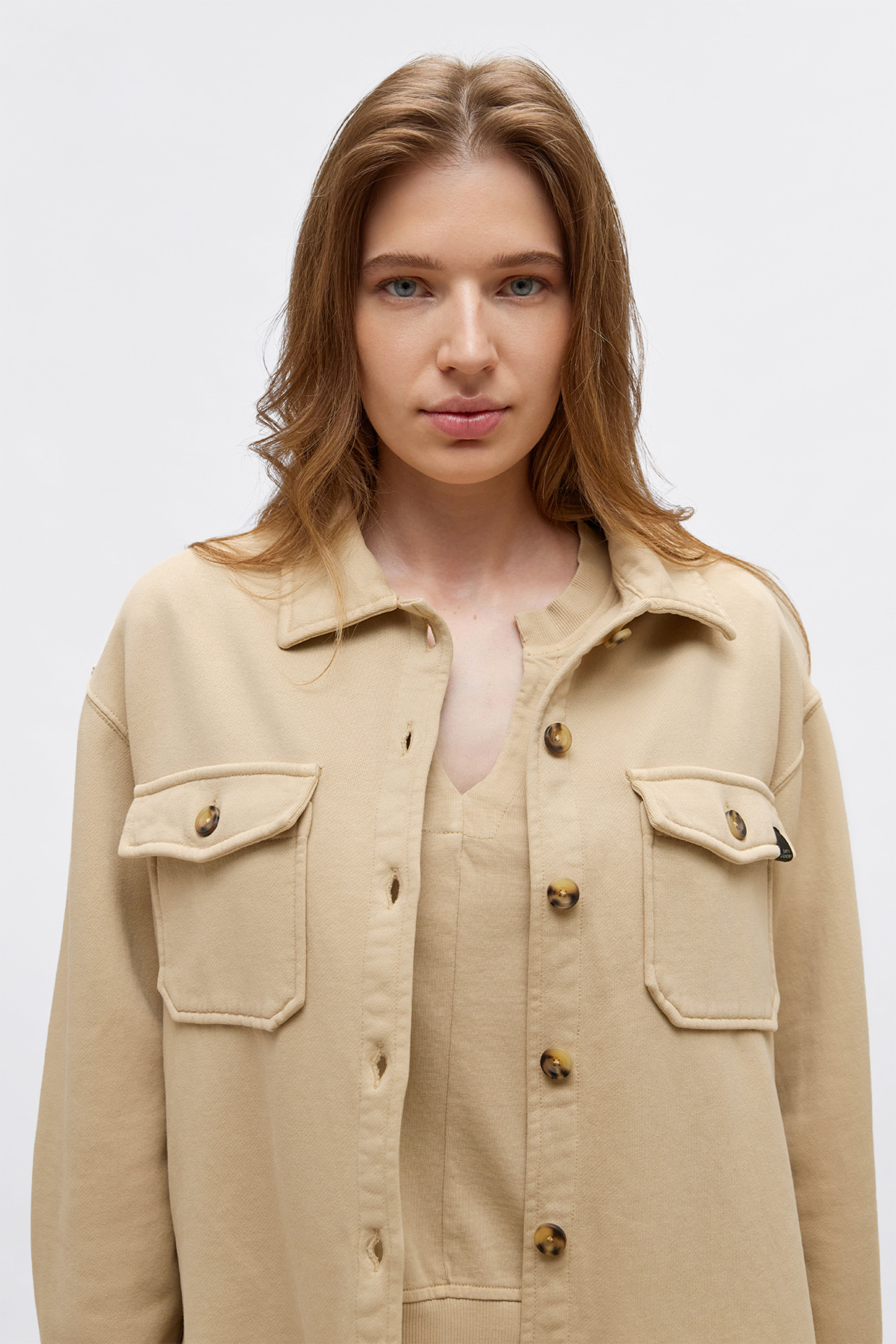 Contrast Detailed Overshirt
