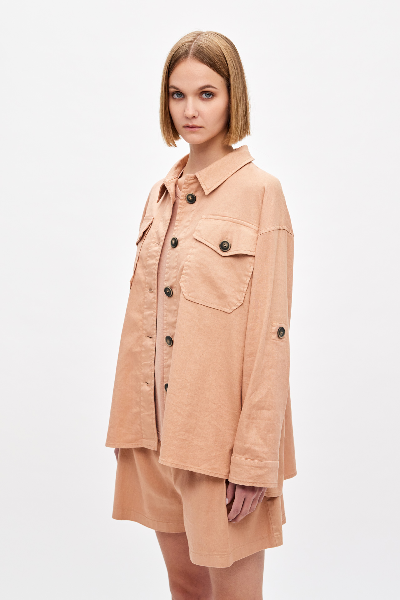 Overshirt With Side Slits