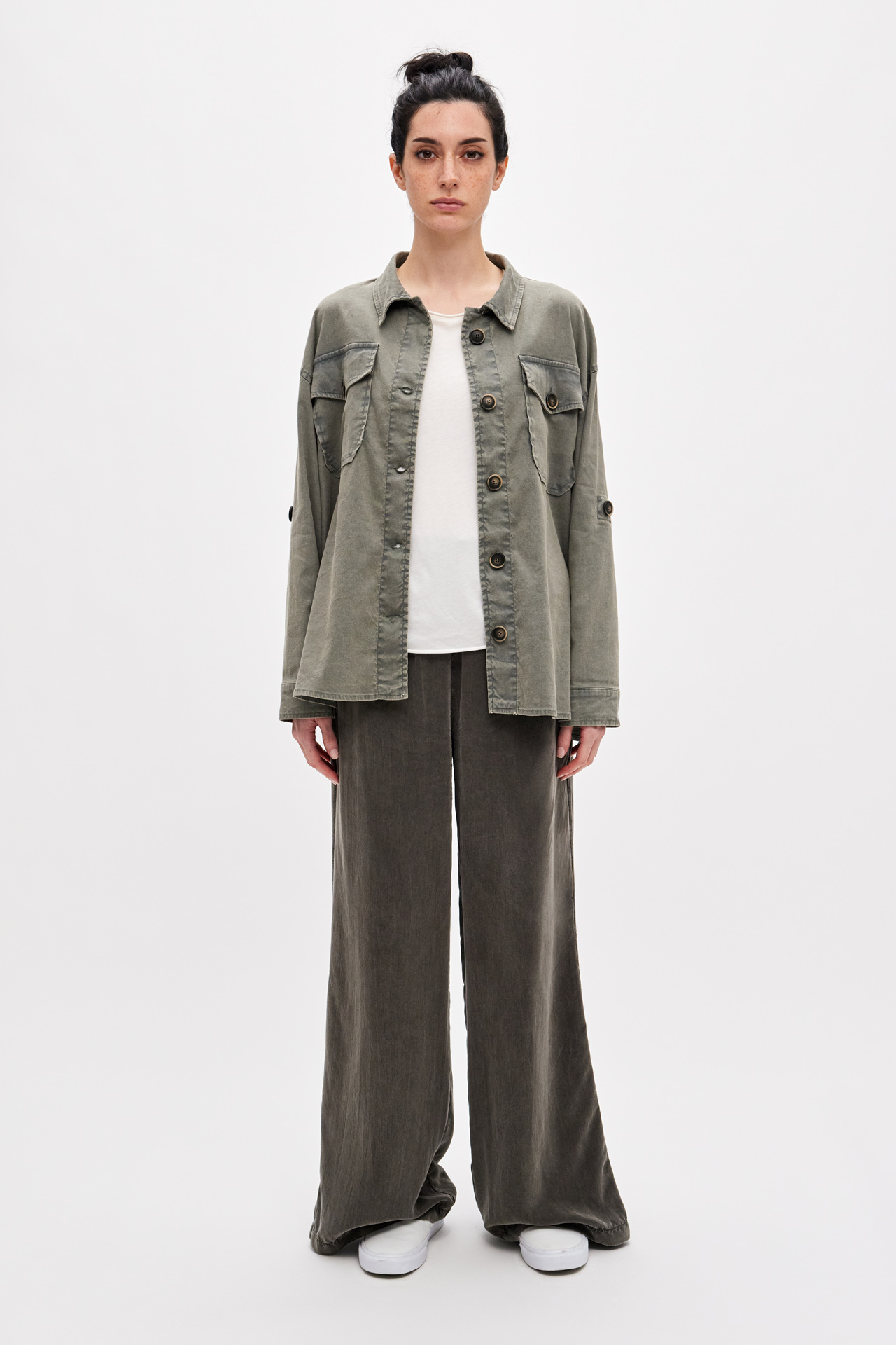 Overshirt With Side Slits