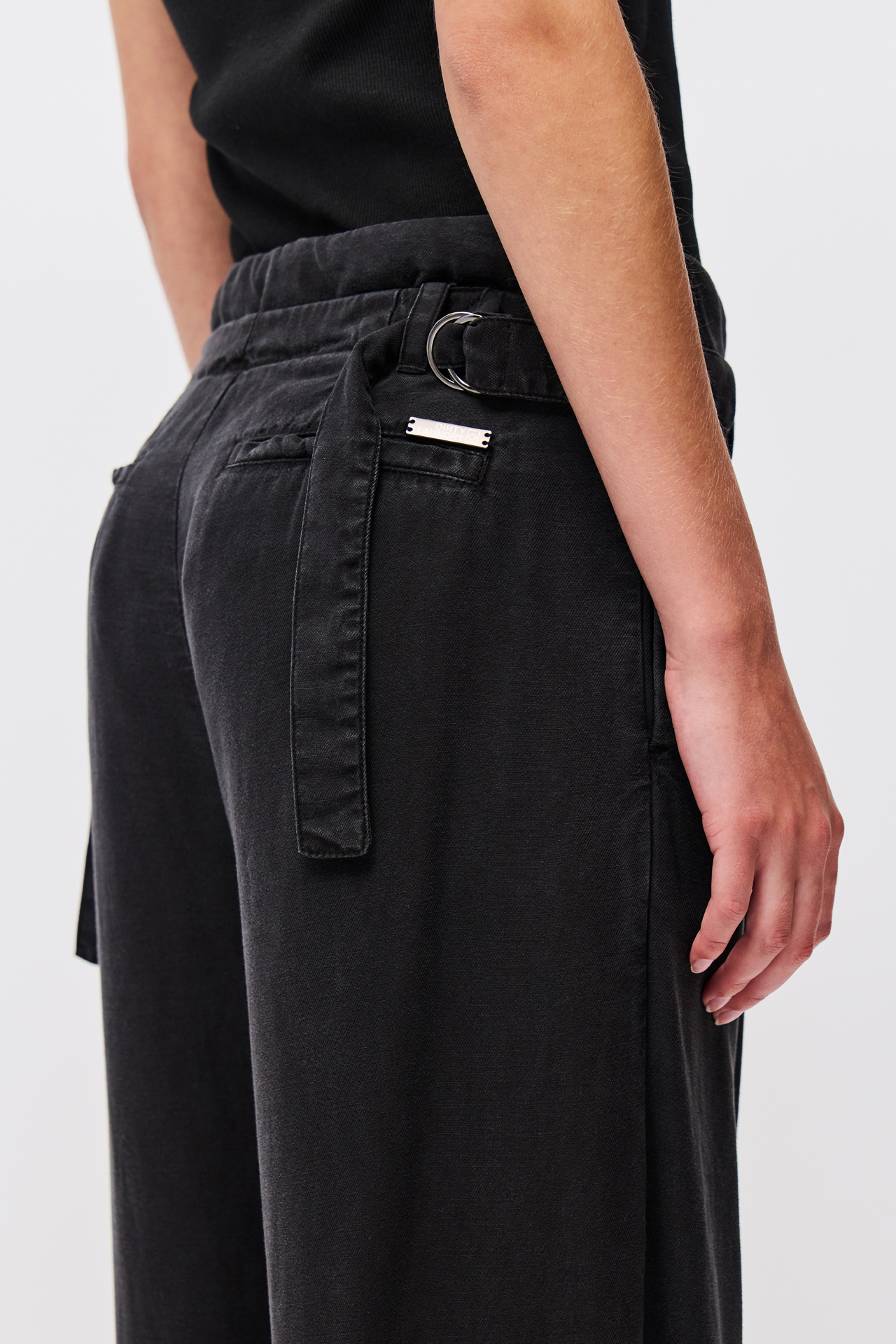 DOUBLE WAISTBAND WIDELEG