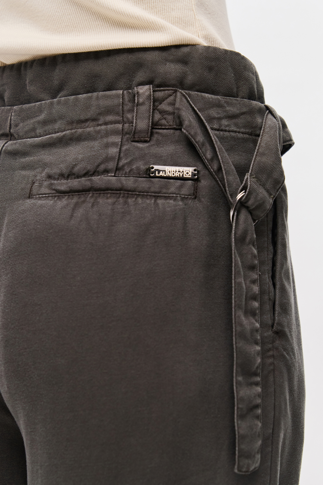 DOUBLE WAISTBAND WIDELEG