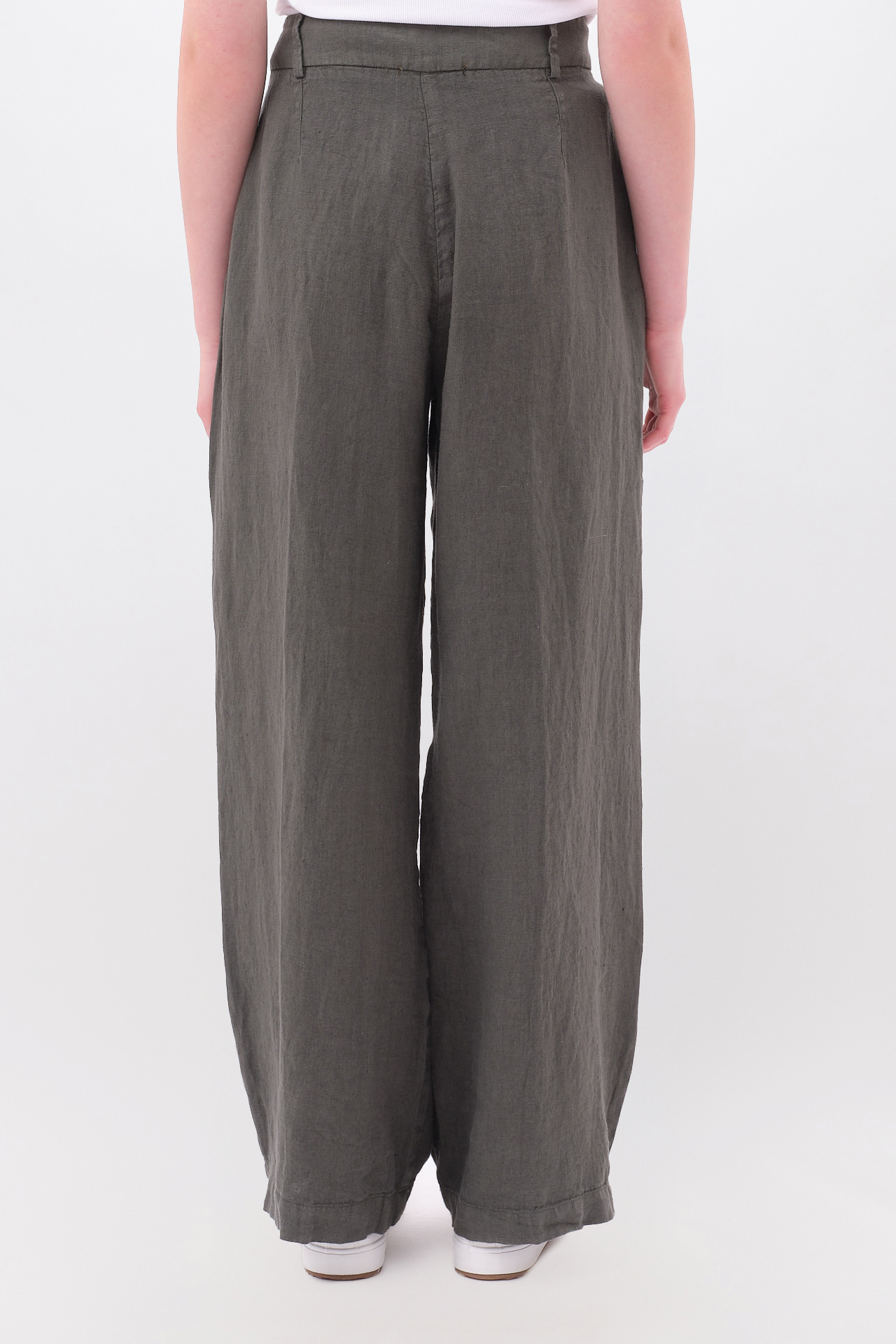 WIDELEG PLEATED PANTS