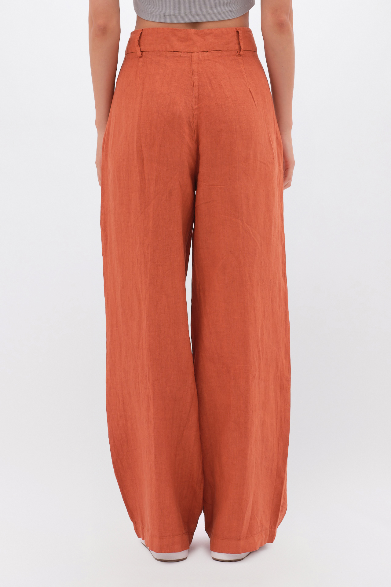 WIDELEG PLEATED PANTS