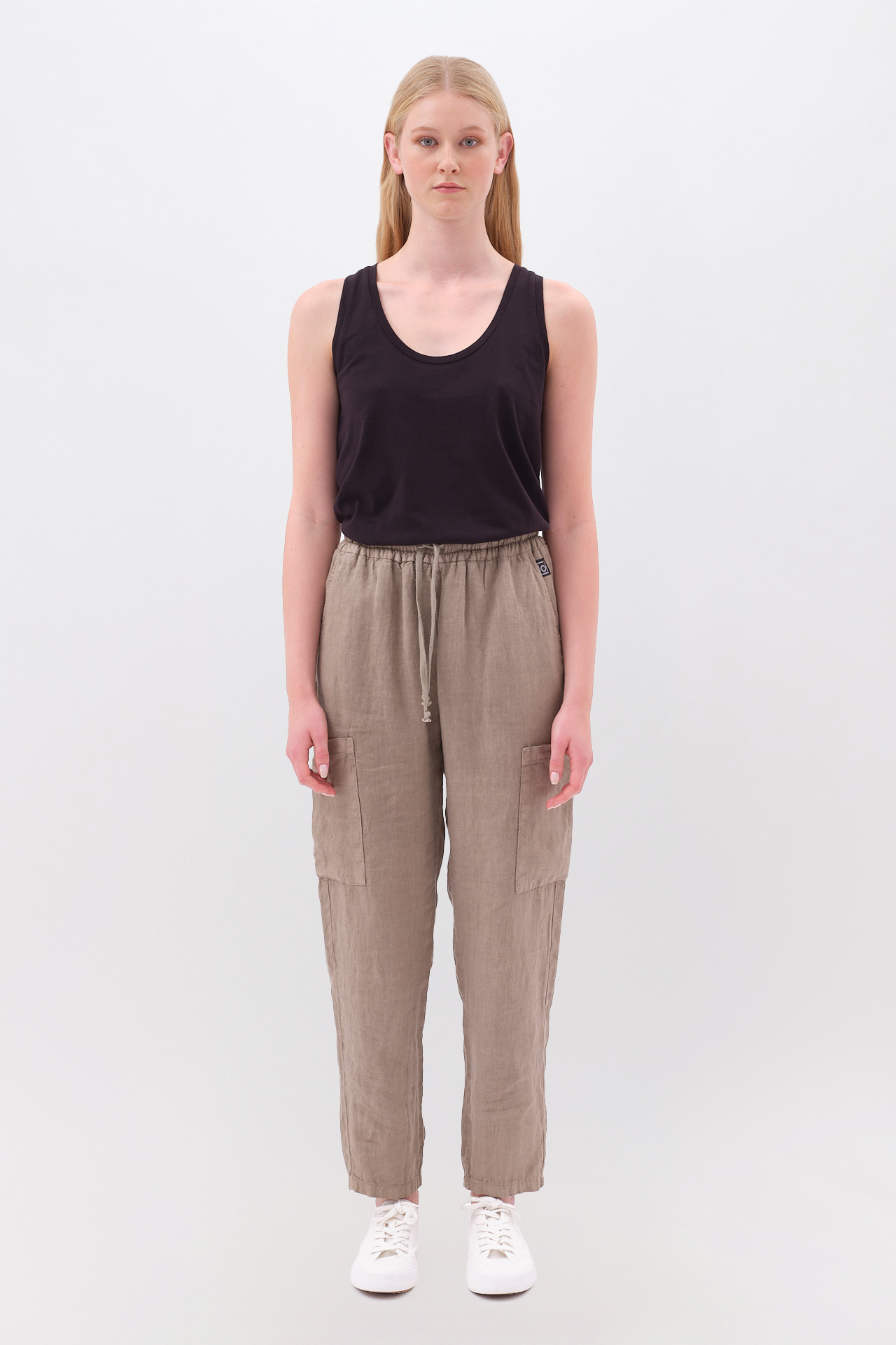 CARGO LINEN PANTS