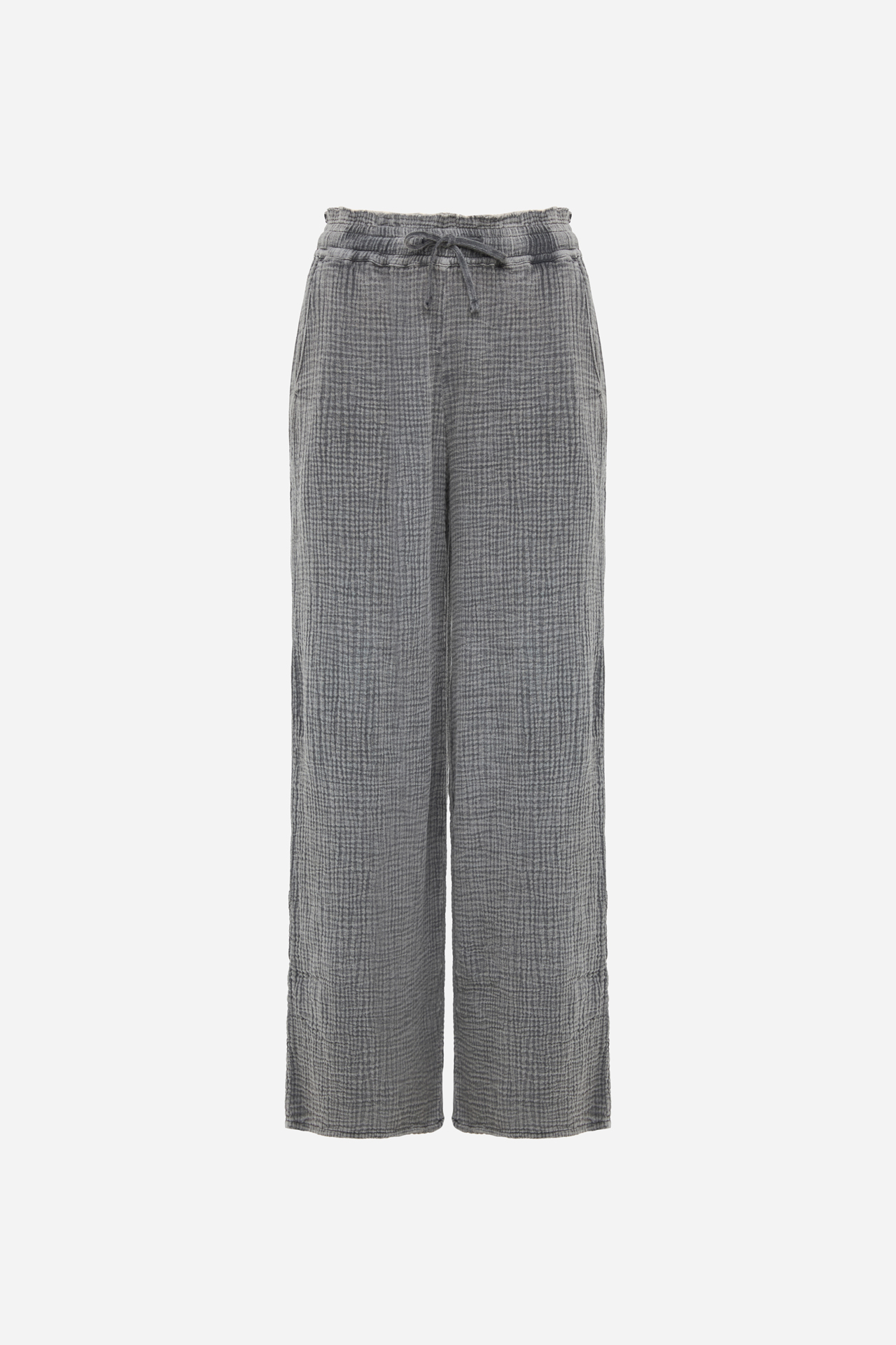 RELAXED PANTS WITH RAW EDGES