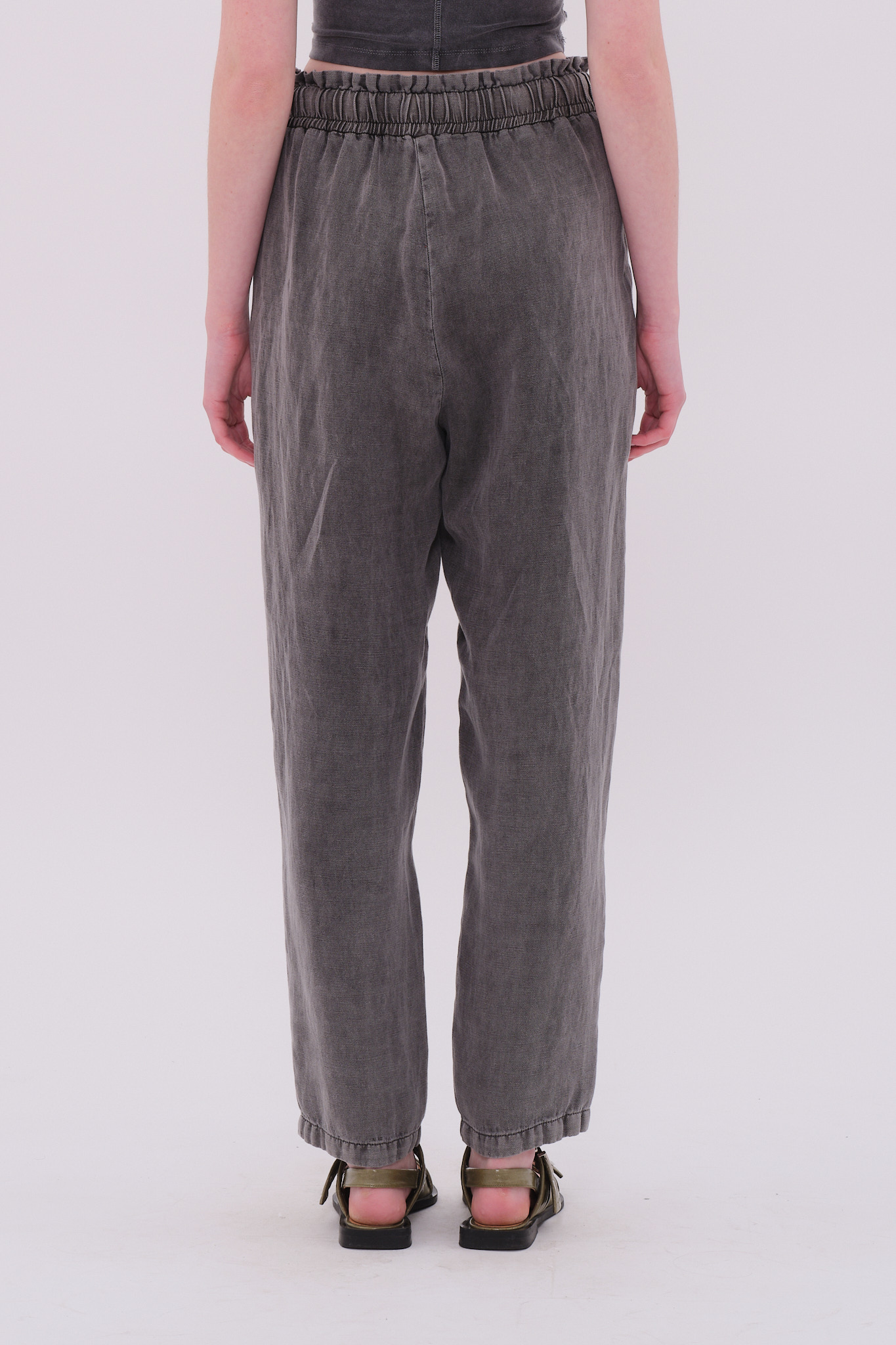 TENCEL LINEN DRAWSTRING PANTS