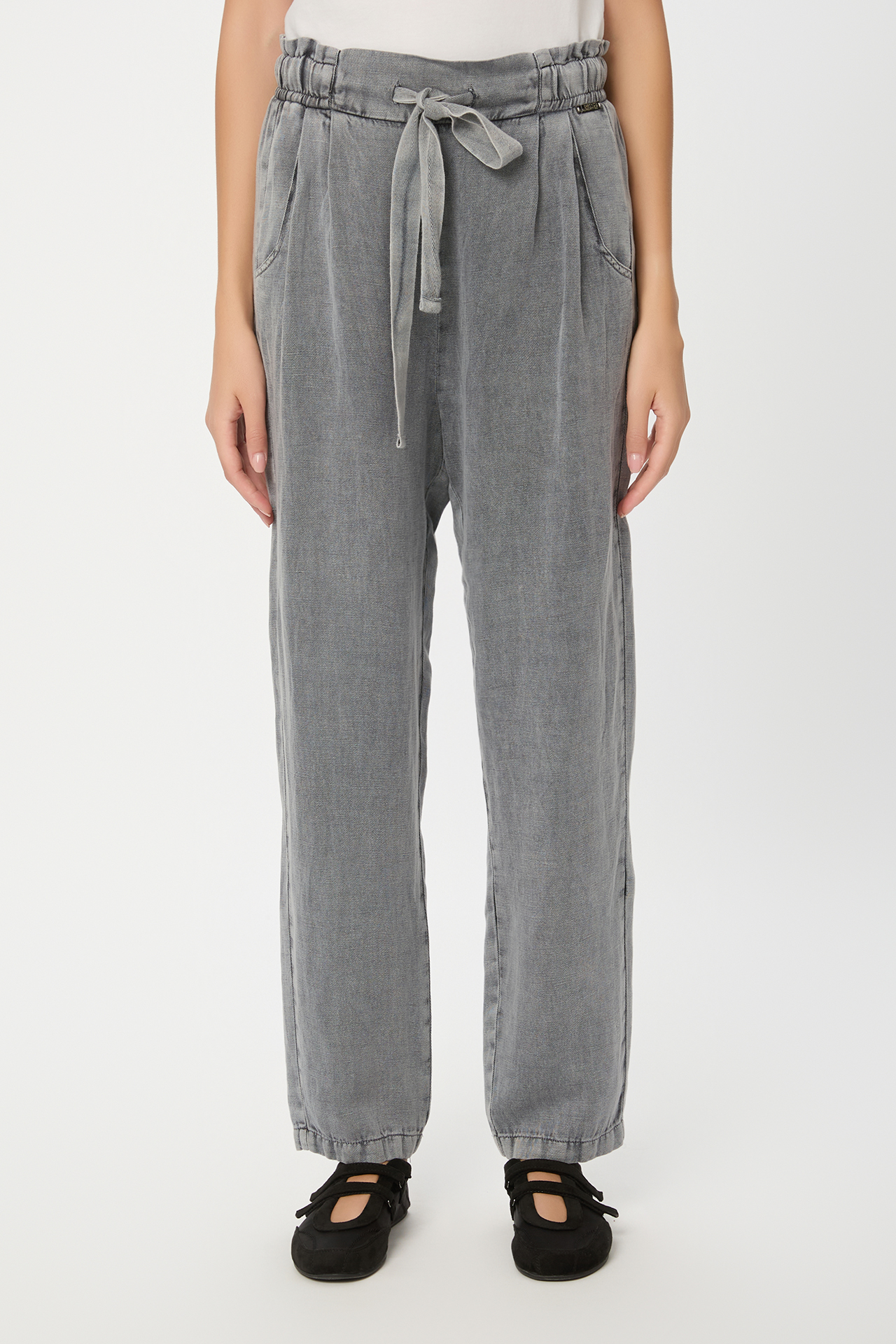 TENCEL LINEN DRAWSTRING PANTS