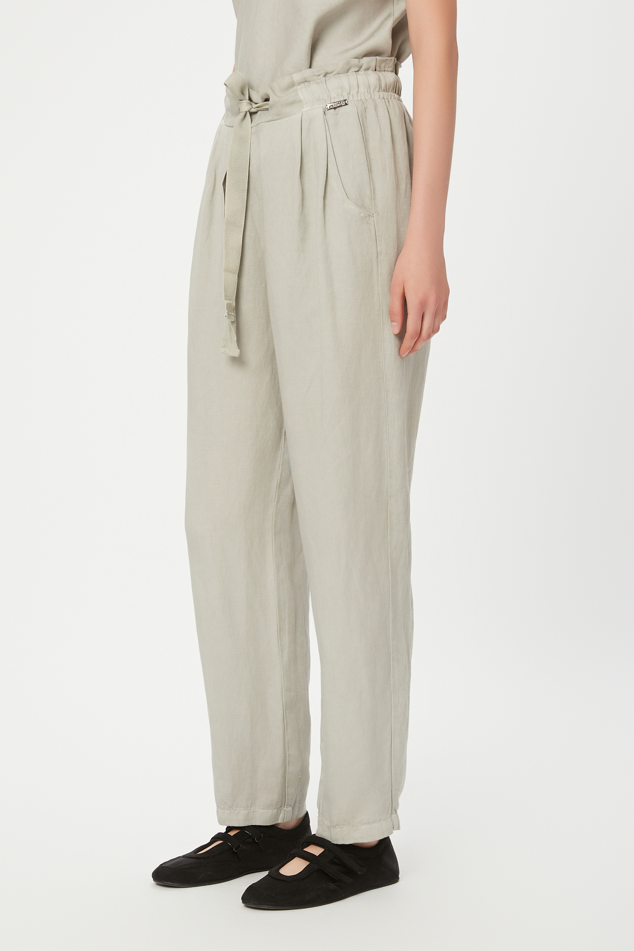 TENCEL LINEN DRAWSTRING PANTS
