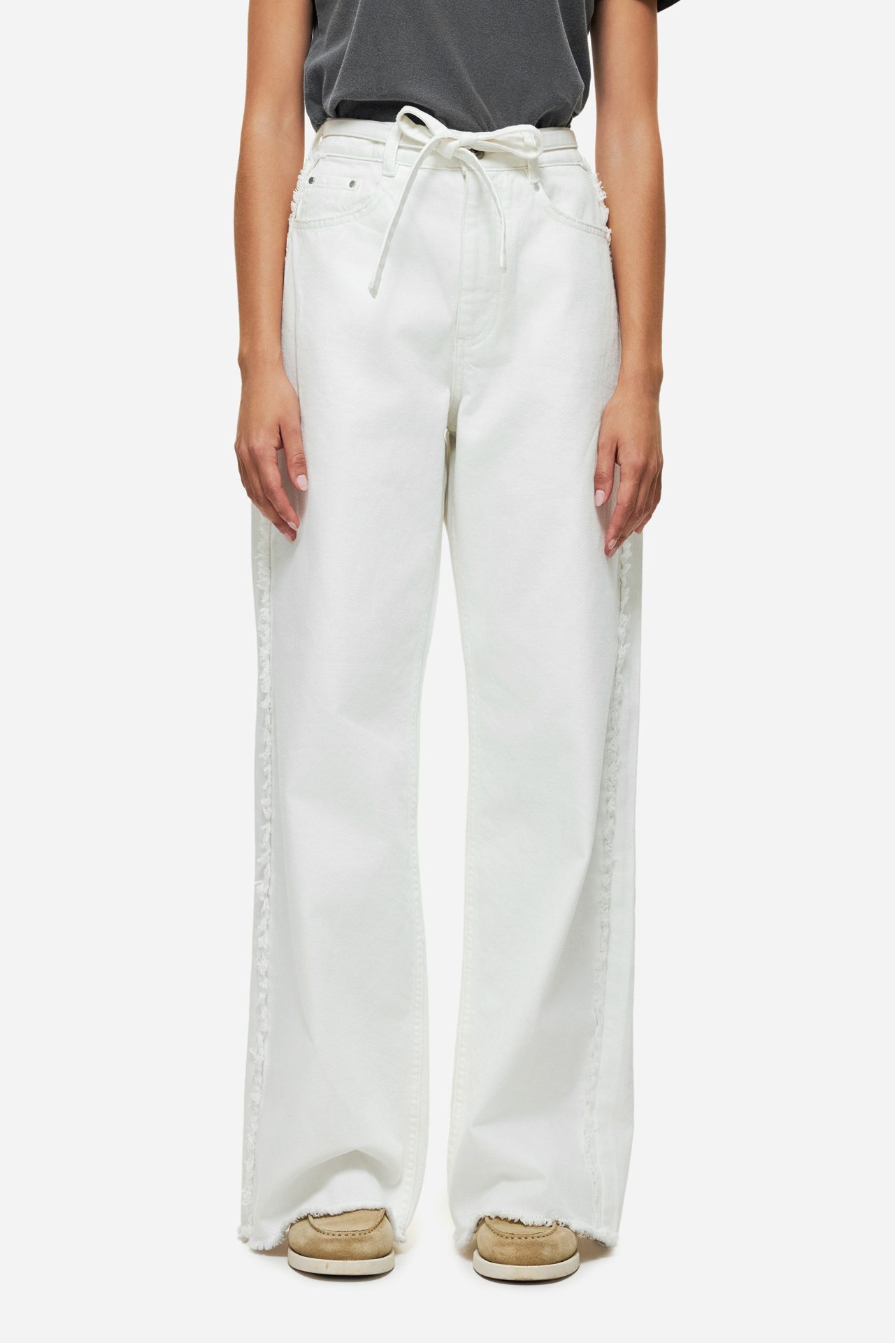 BULL DENIM WIDELEG PANTS