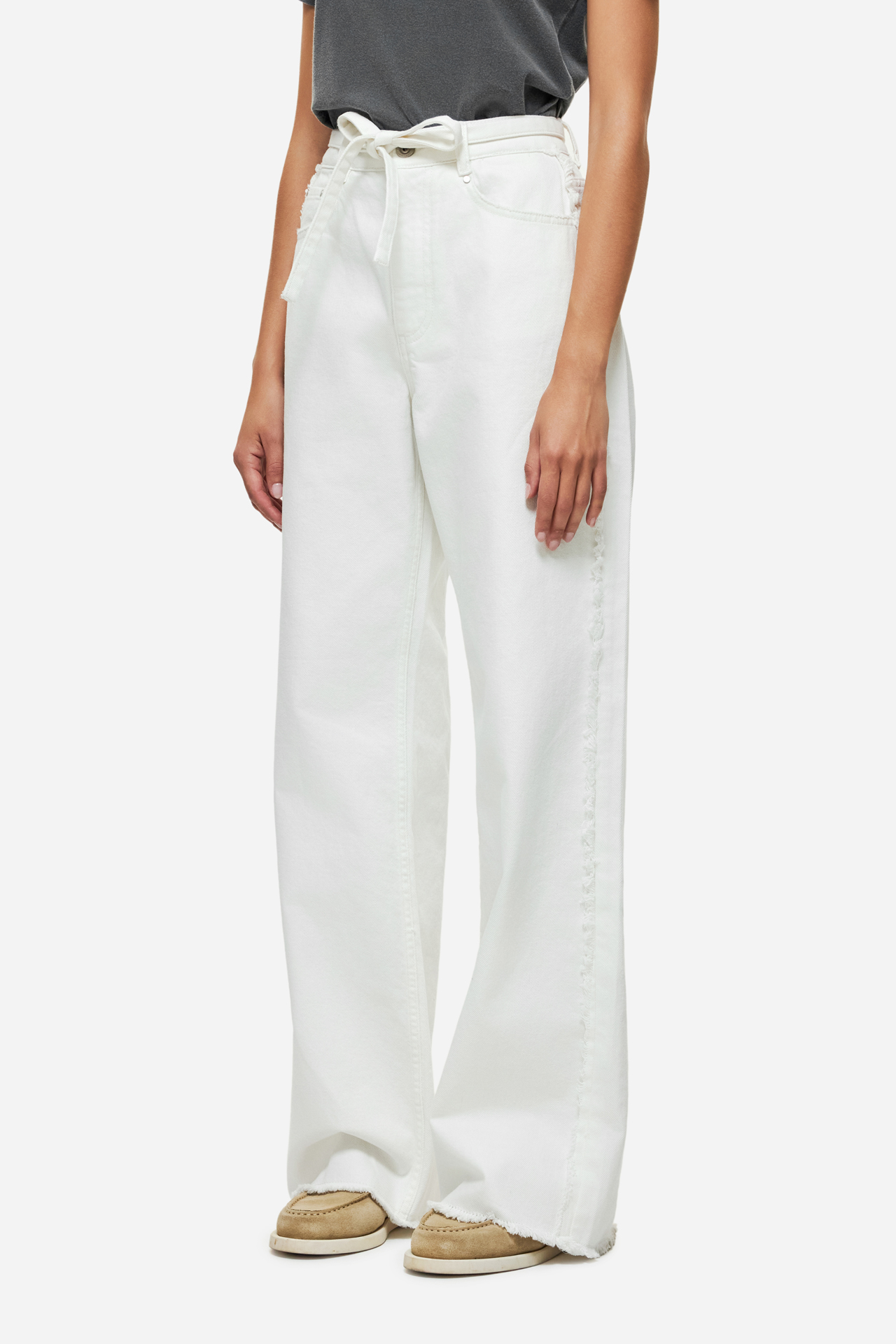 BULL DENIM WIDELEG PANTS