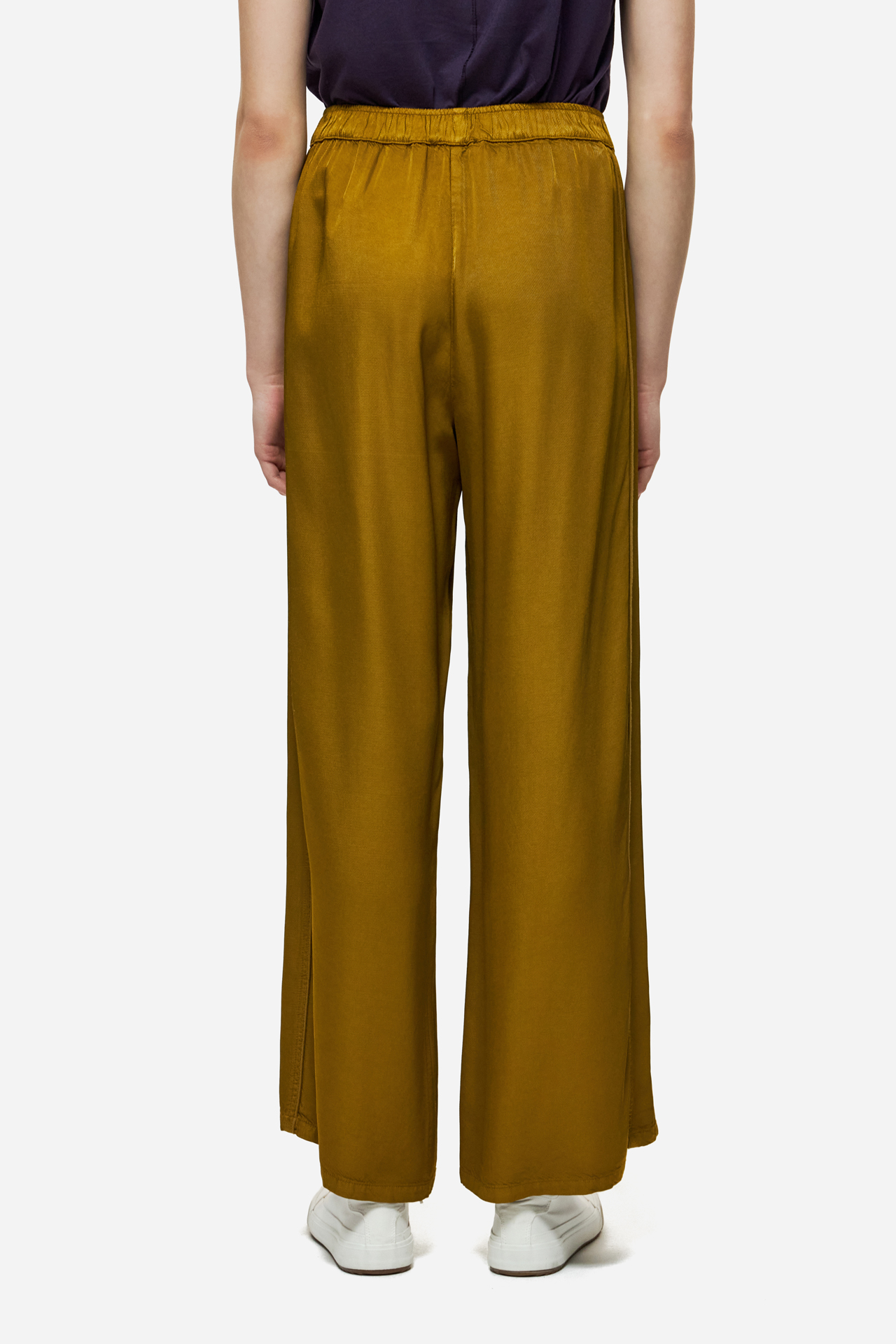 SATIN WIDE LEG PANTS