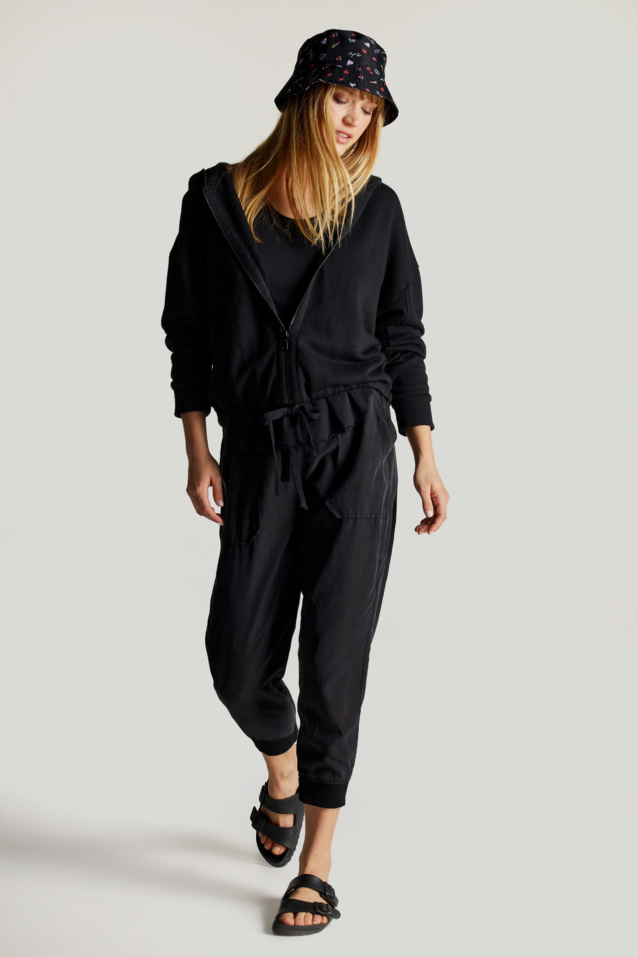 Rib Detail Jogger Trouser