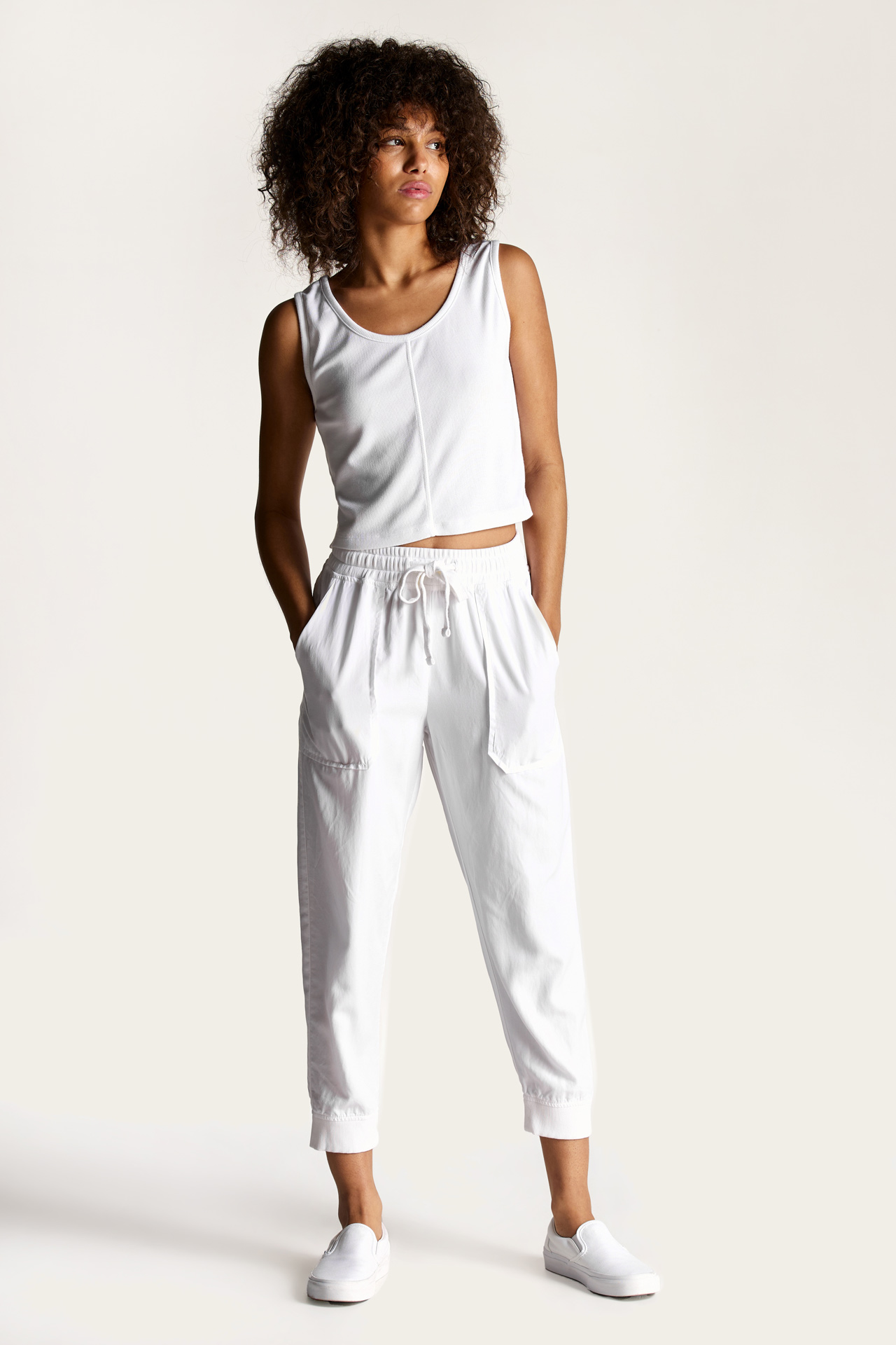 Rib Detail Jogger Trouser