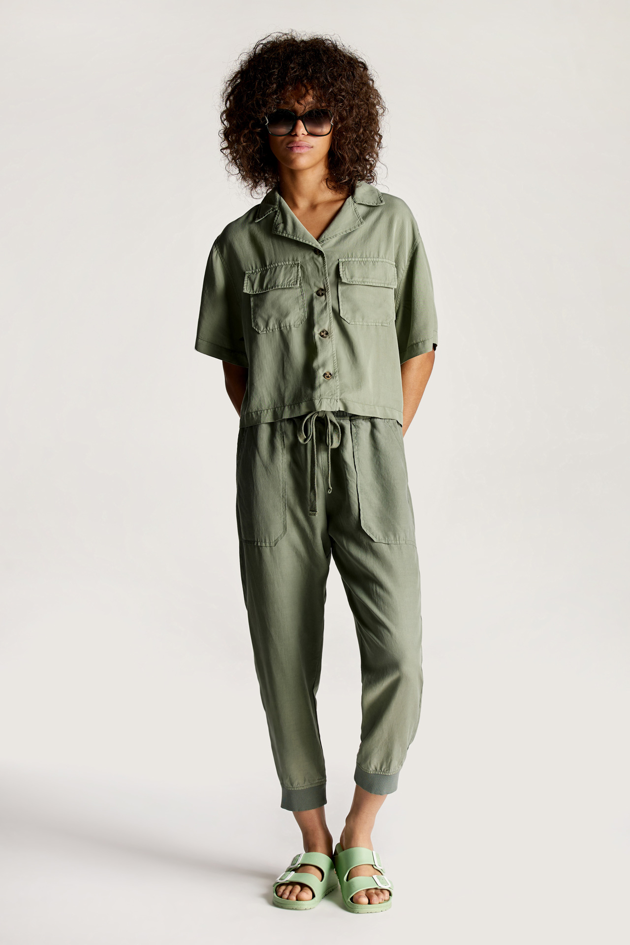 Rib Detail Jogger Trouser
