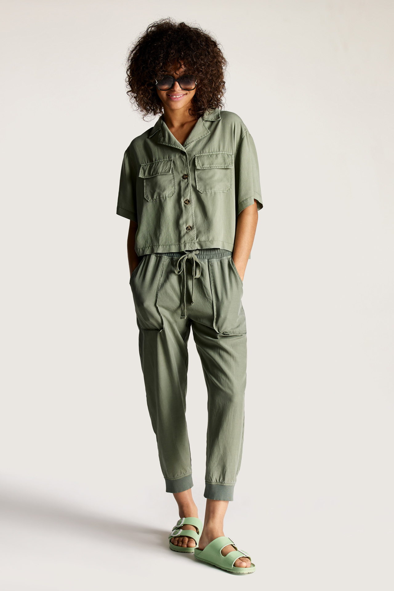 Rib Detail Jogger Trouser