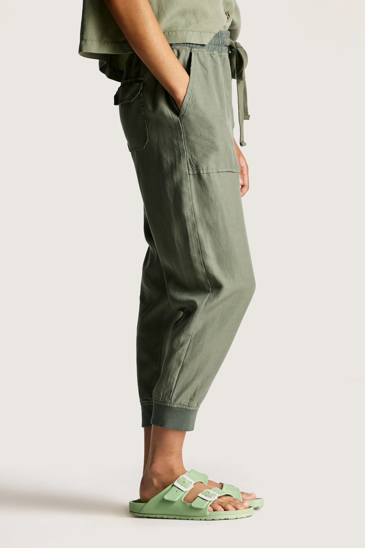 Rib Detail Jogger Trouser