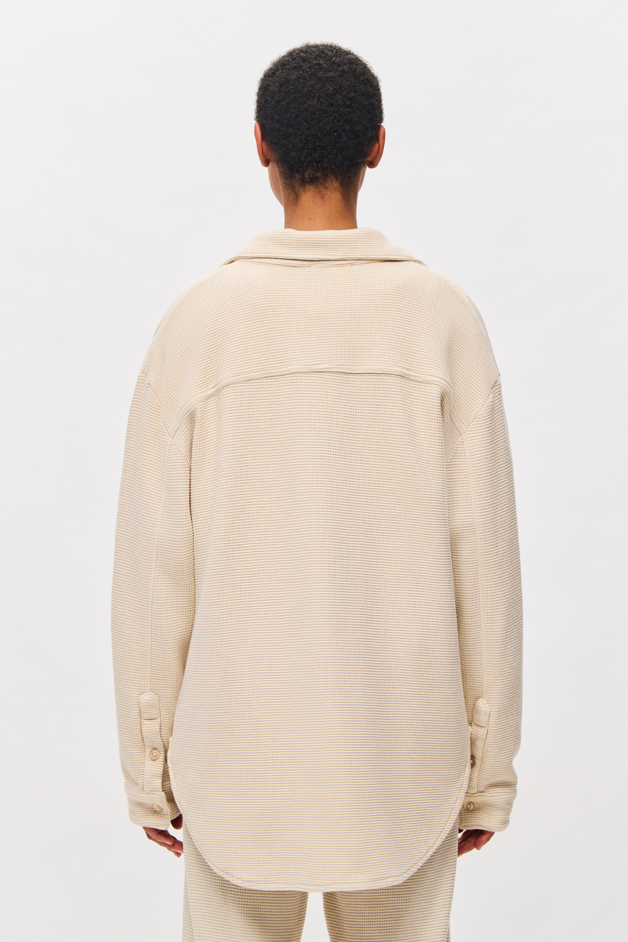 OVERSIZED WAFFLE SHIRT