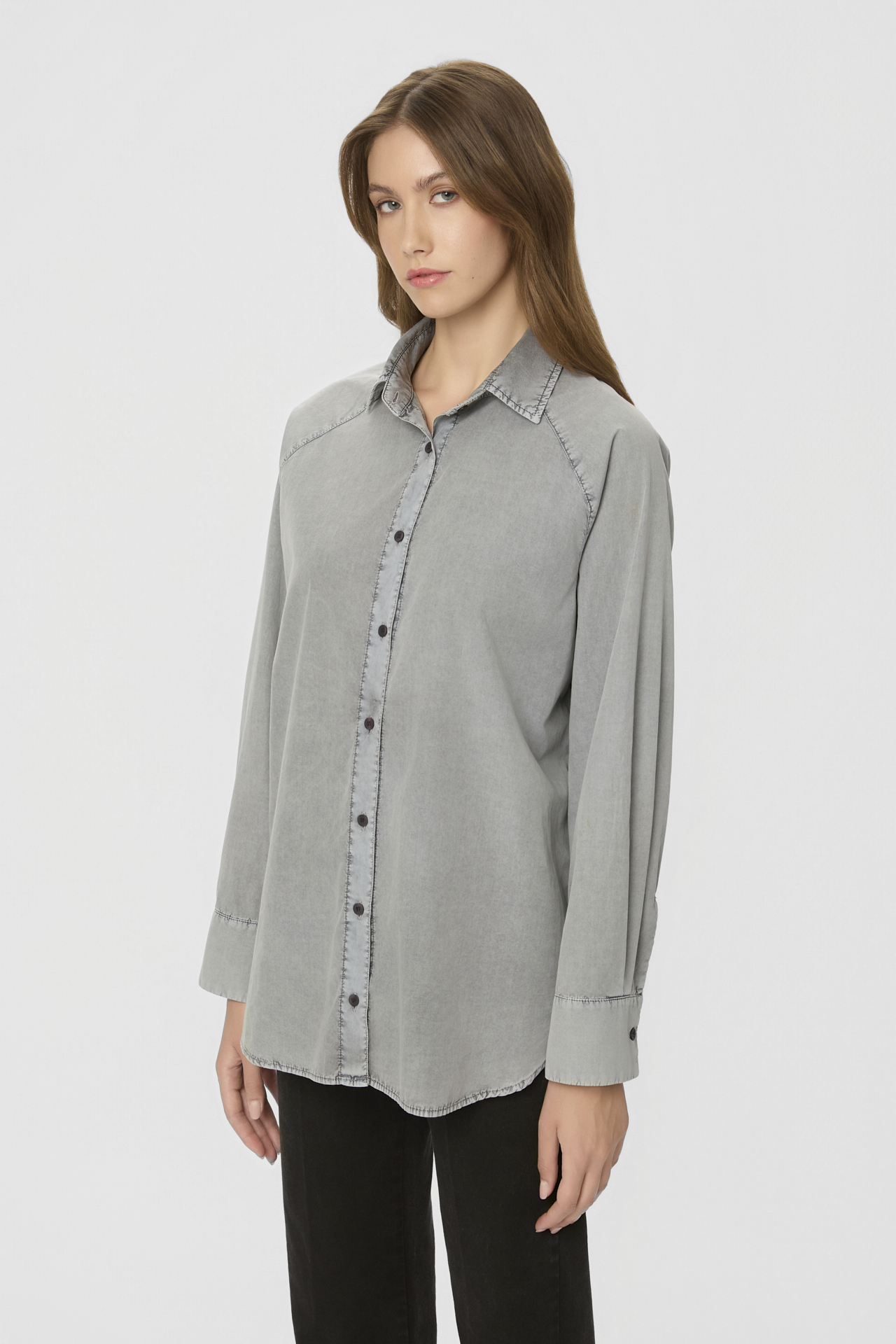 POPLIN RAGLAN SHIRT