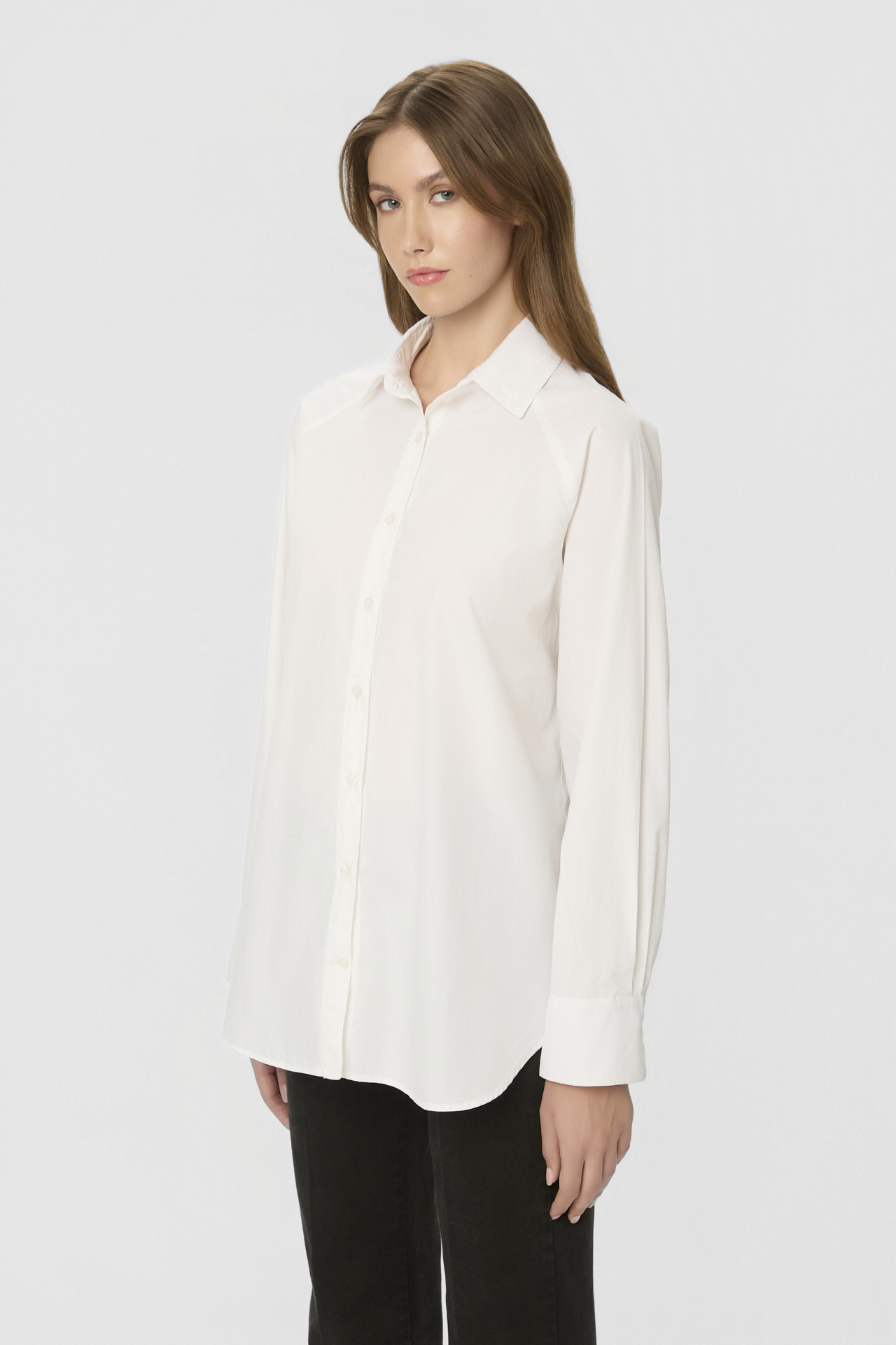POPLIN RAGLAN SHIRT