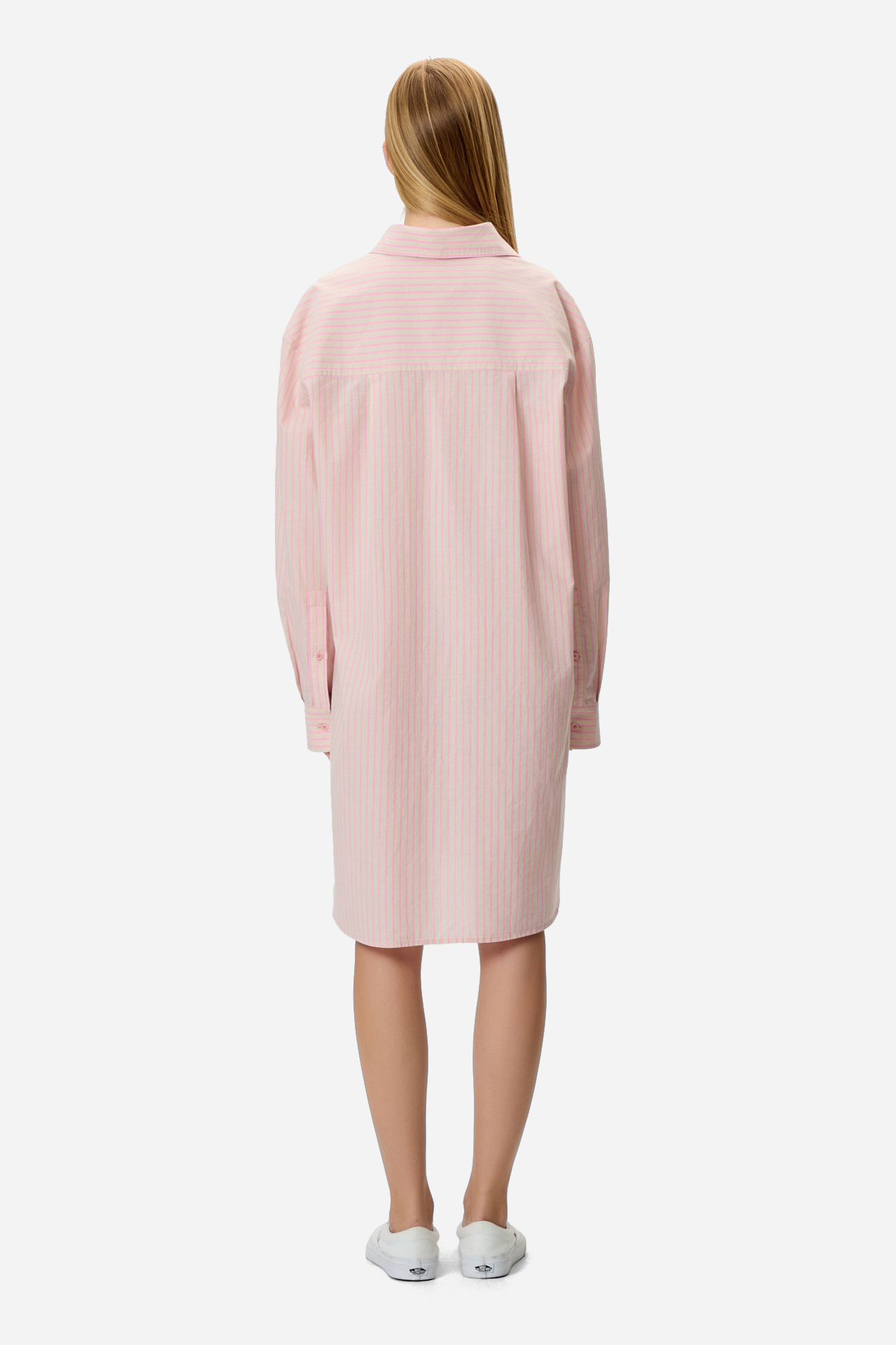 PINK STRIPED TUNIC SHIRT