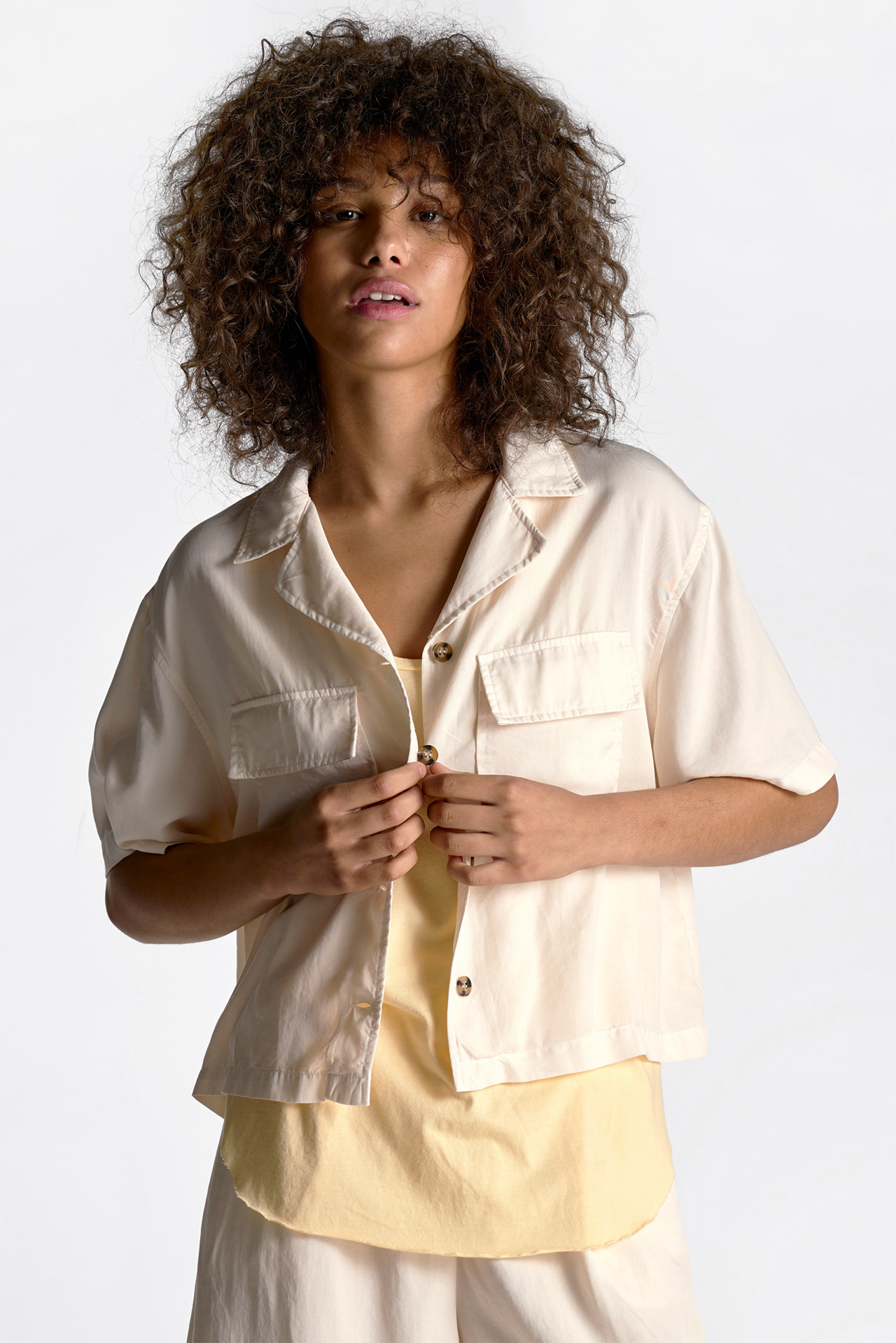 Crop Short Sleeve Shirt