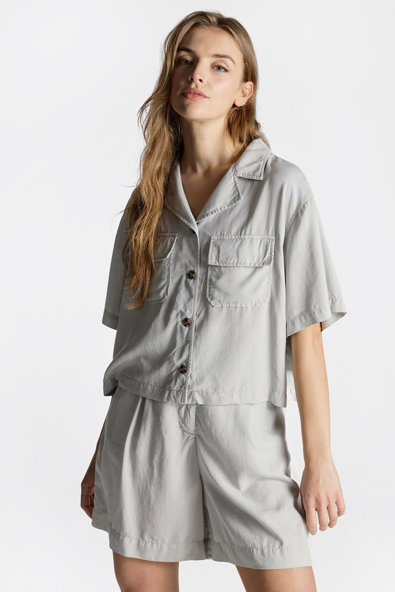 Crop Short Sleeve Shirt