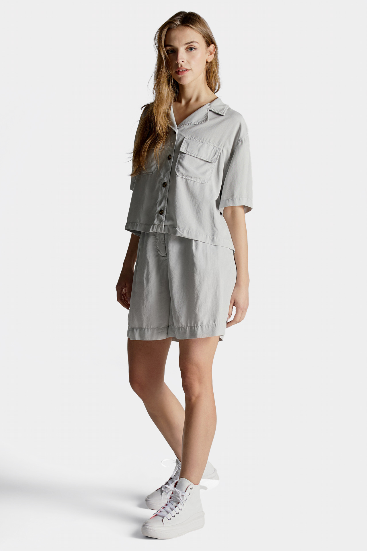 Crop Short Sleeve Shirt