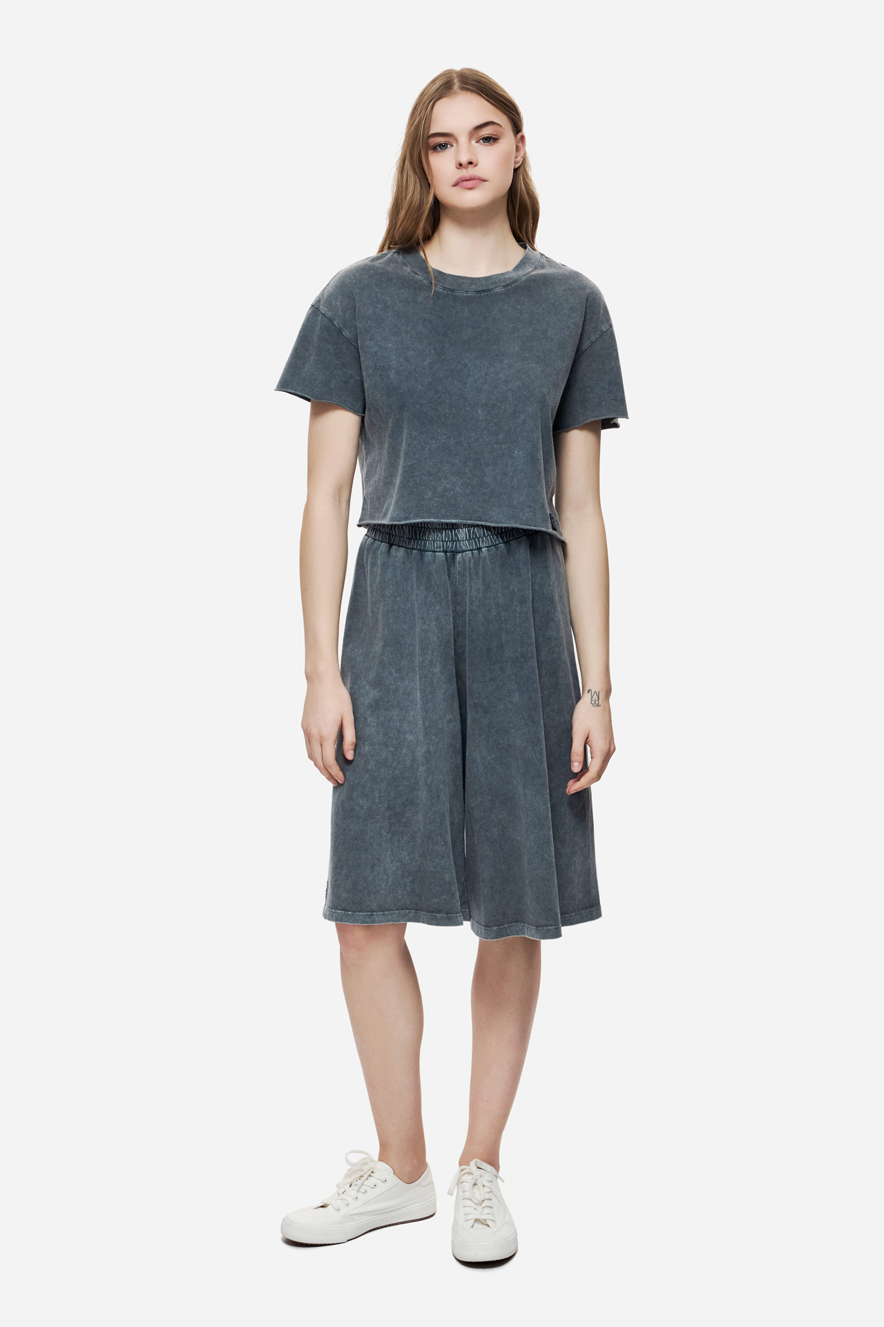 RELAXED LONG SWEATBERMUDA