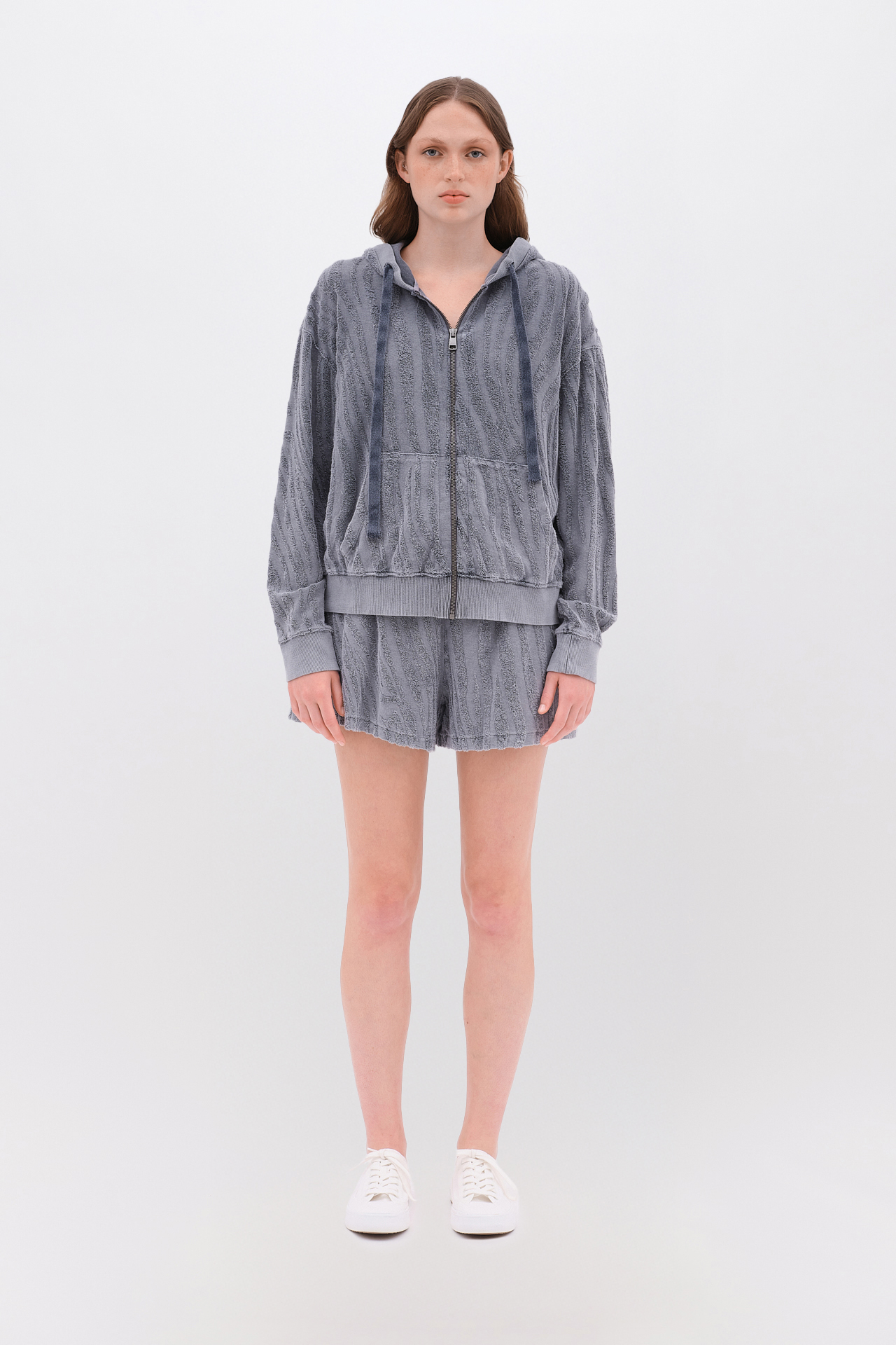 JAQUARD TERRY TOWEL SWEATBERMUDA