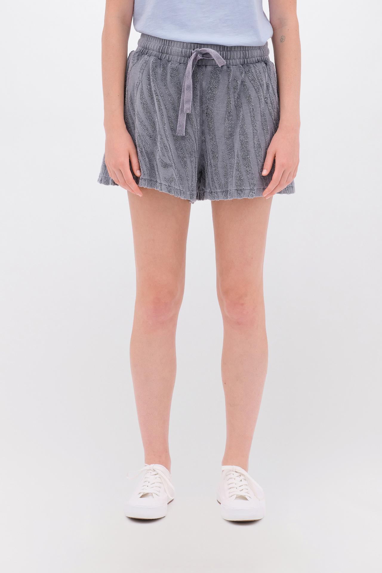 JAQUARD TERRY TOWEL SWEATBERMUDA