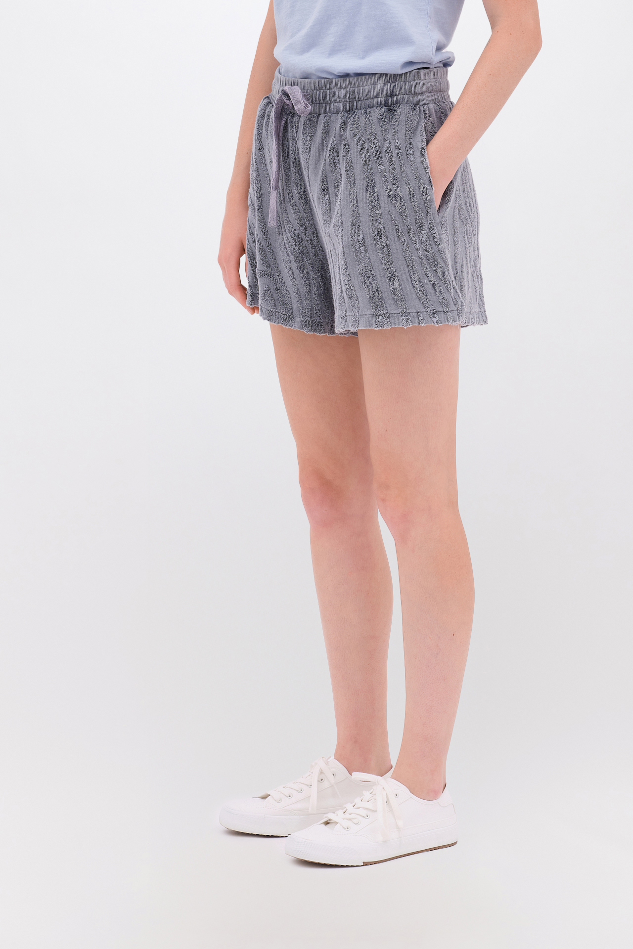 JAQUARD TERRY TOWEL SWEATBERMUDA